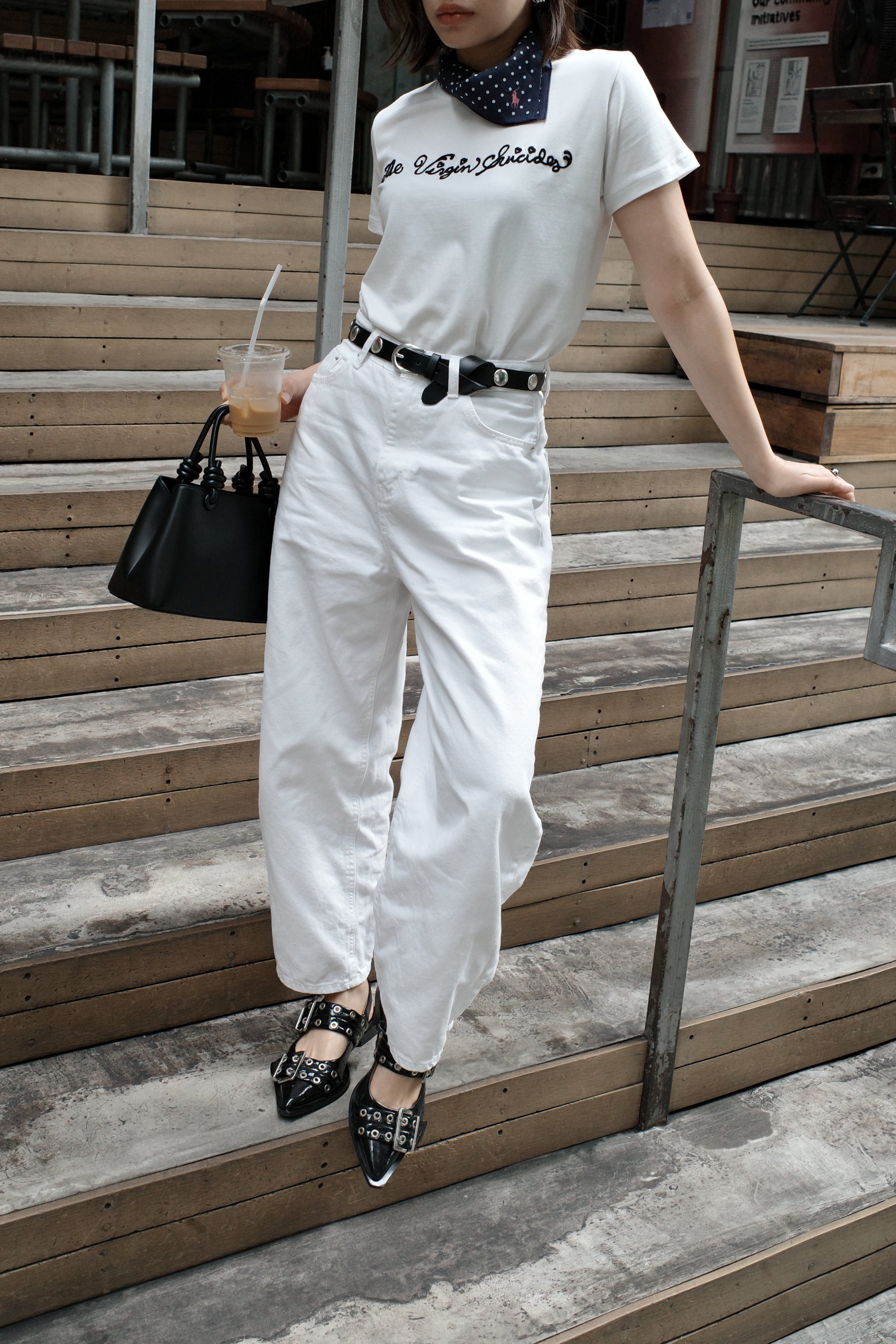 Kate high-rise barrel leg jeans