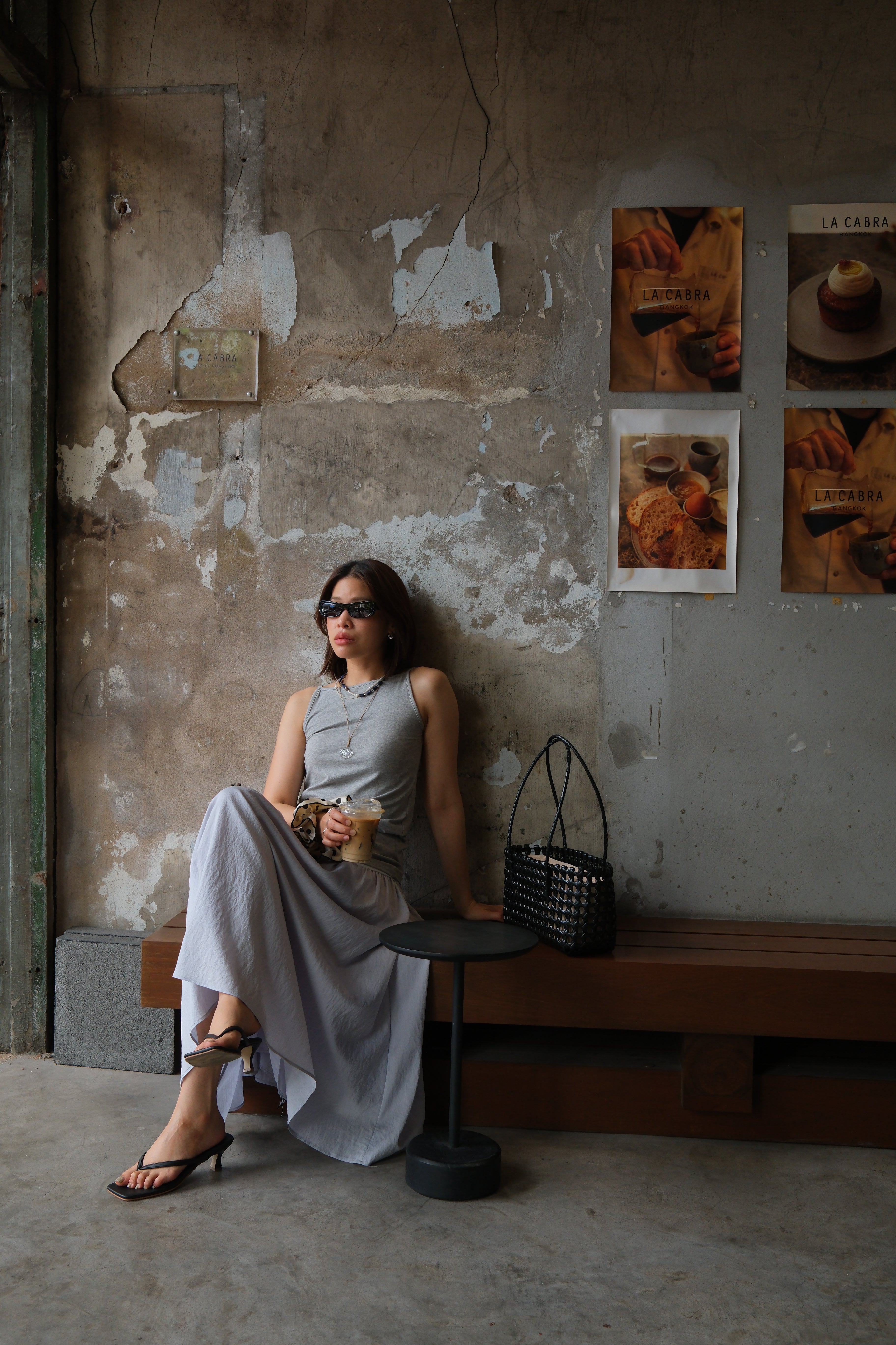 Rotti sheer maxi skirt
