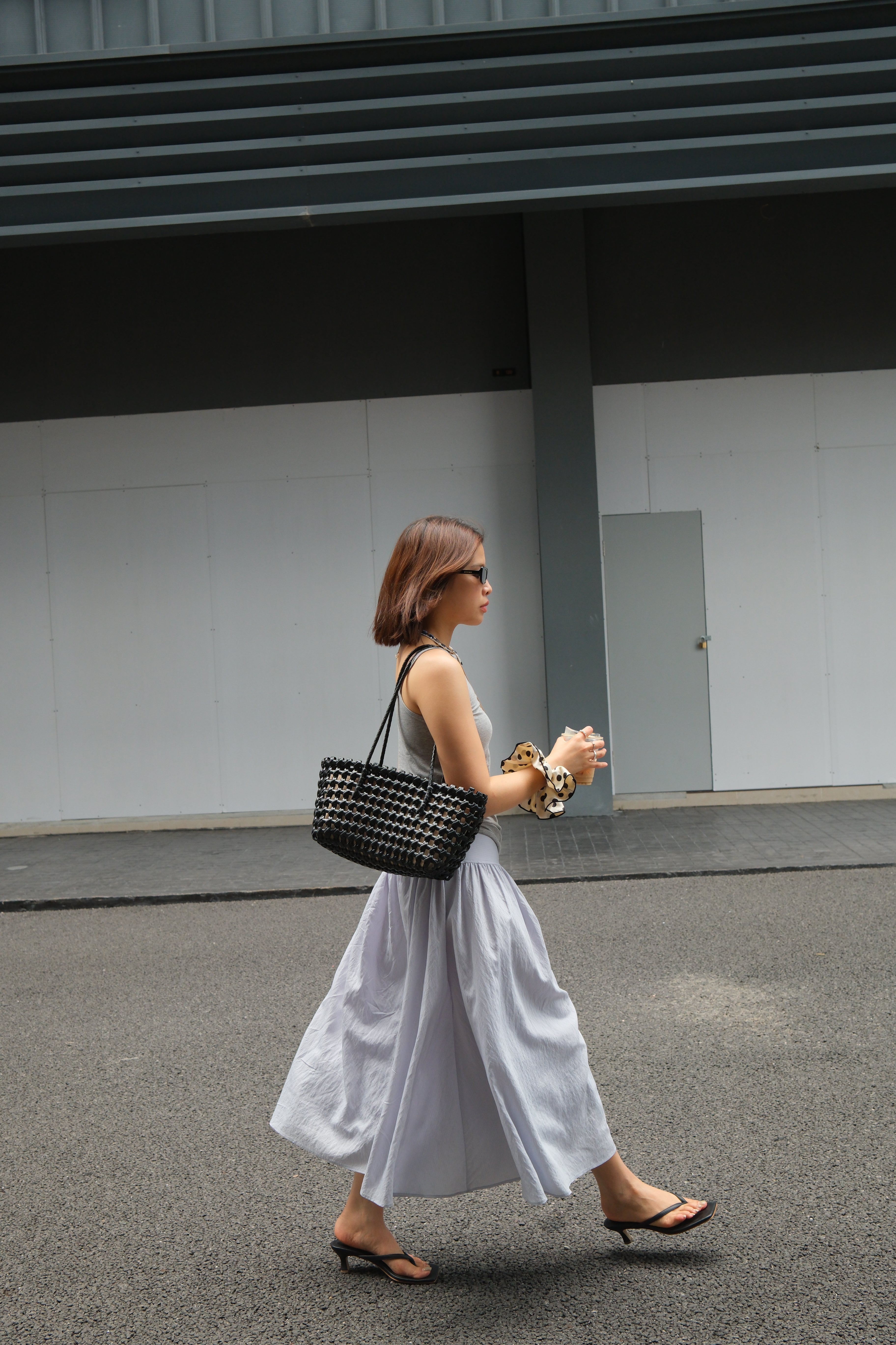 Rotti sheer maxi skirt