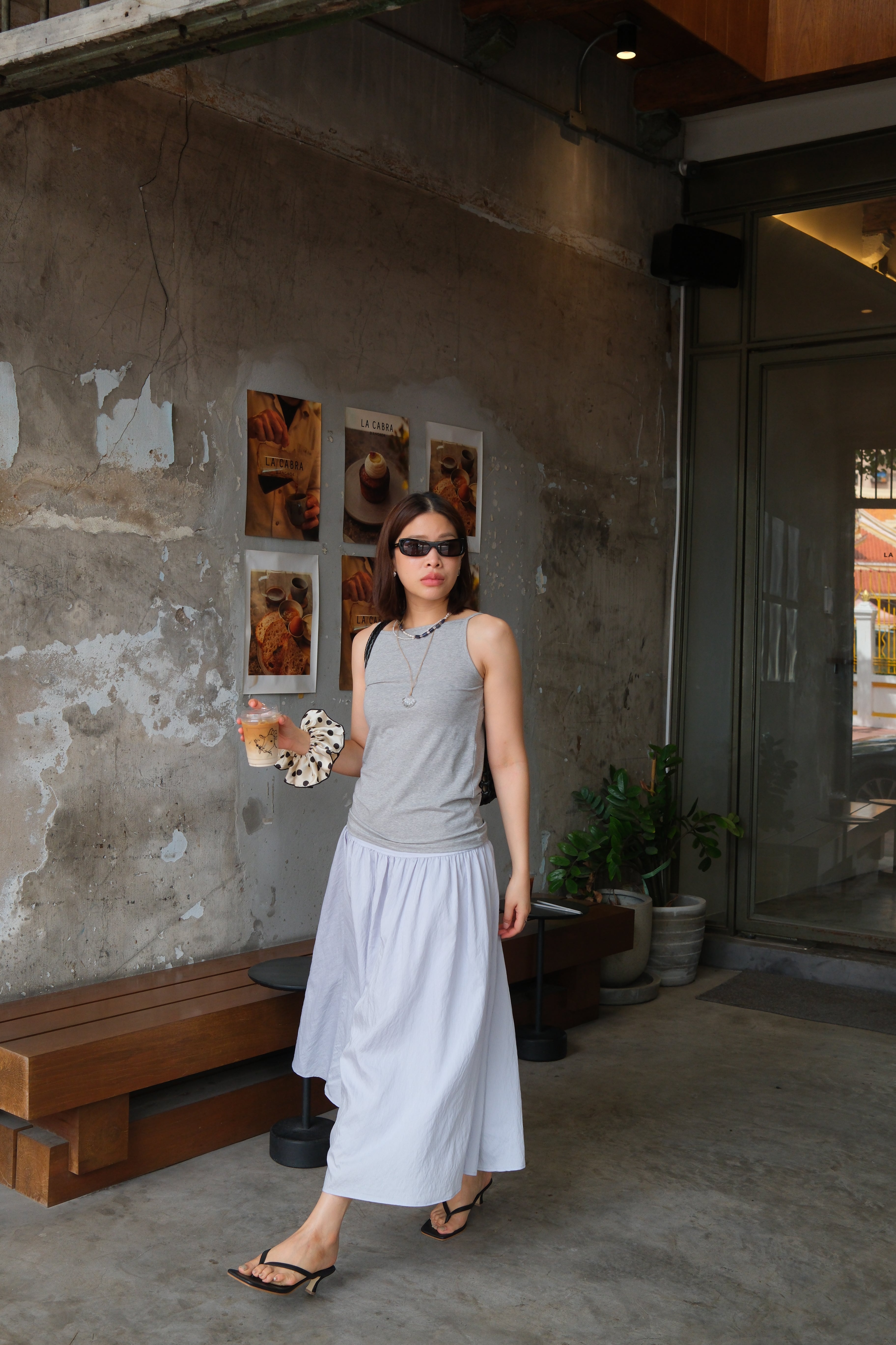 Rotti sheer maxi skirt