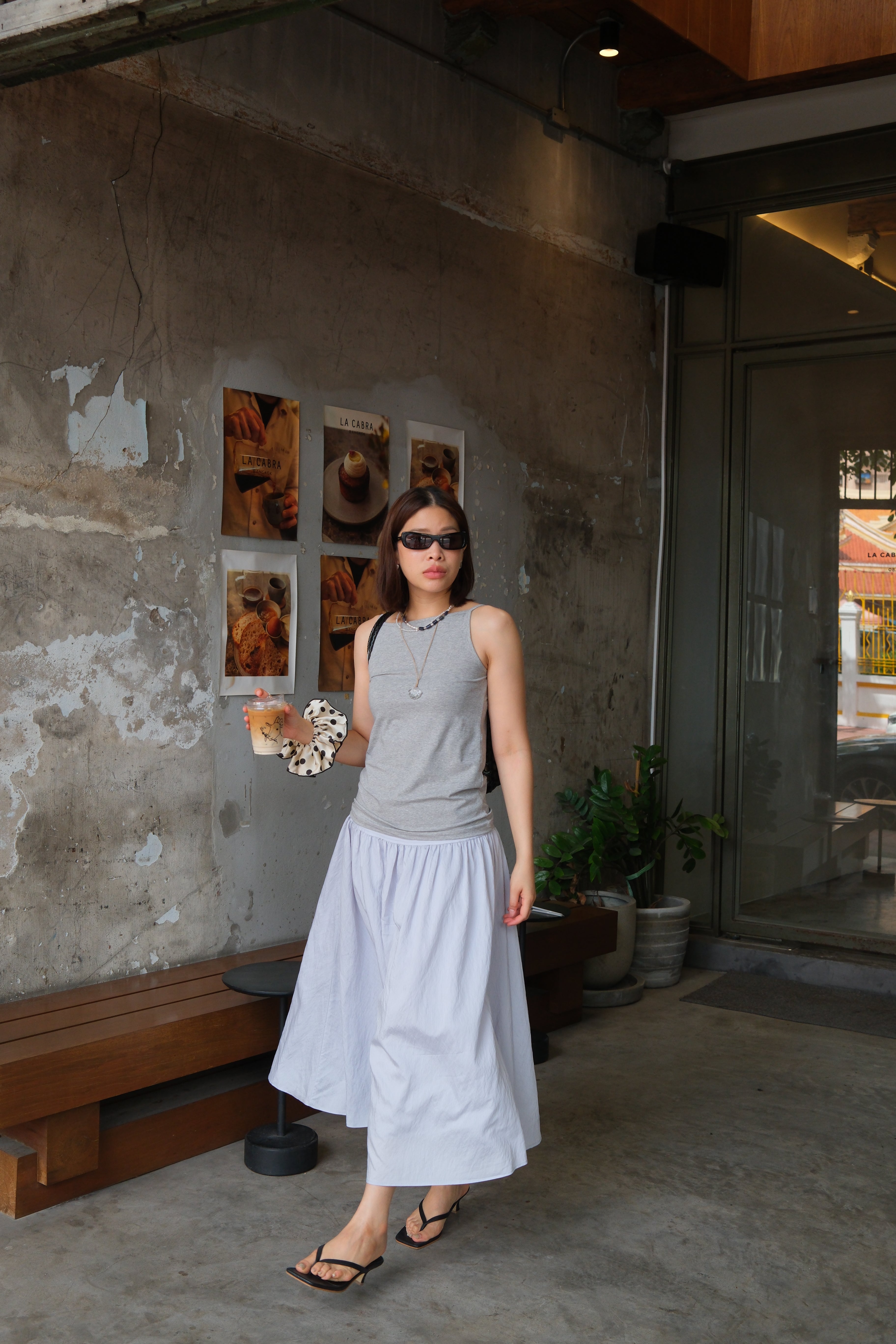 Rotti sheer maxi skirt