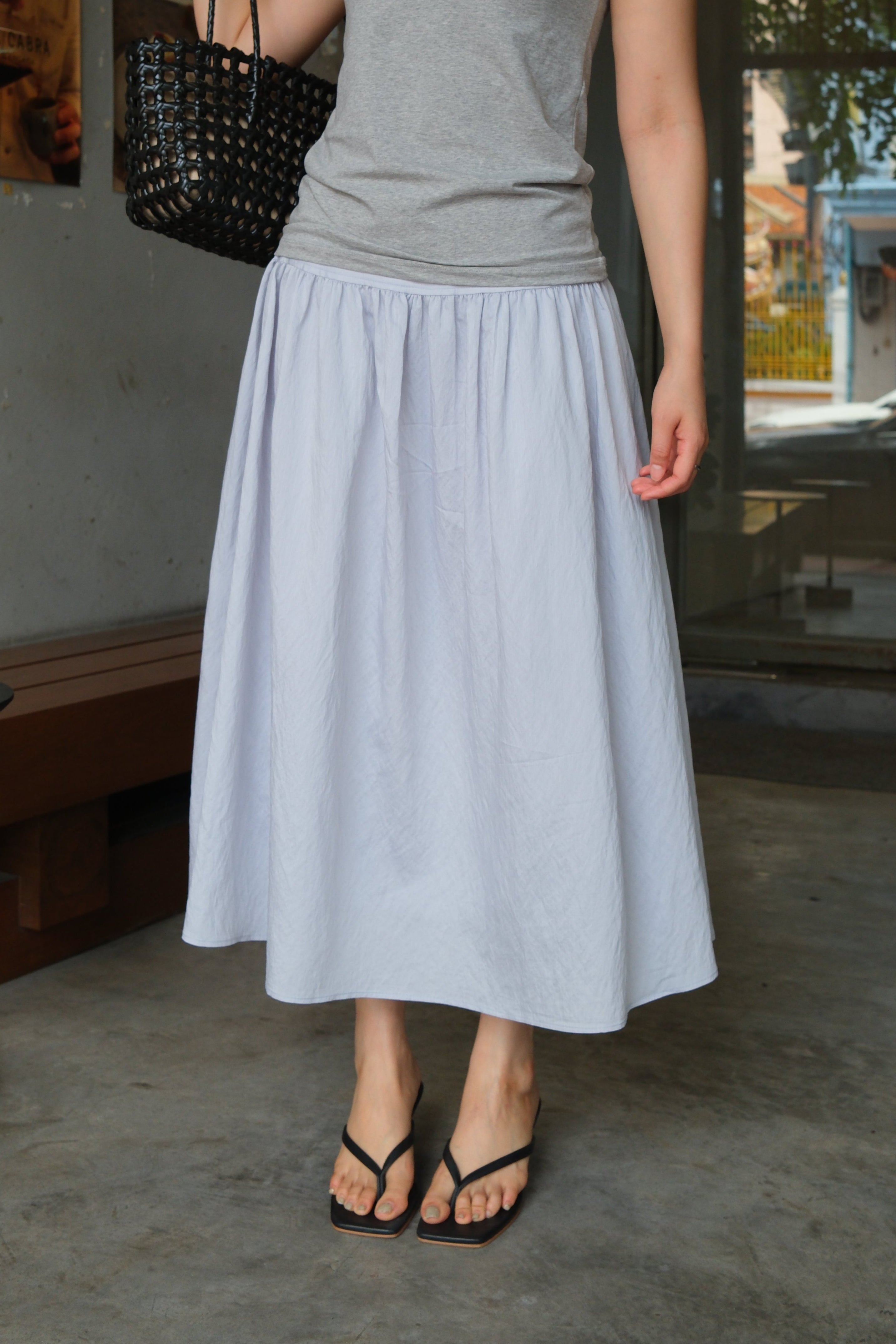 Rotti sheer maxi skirt
