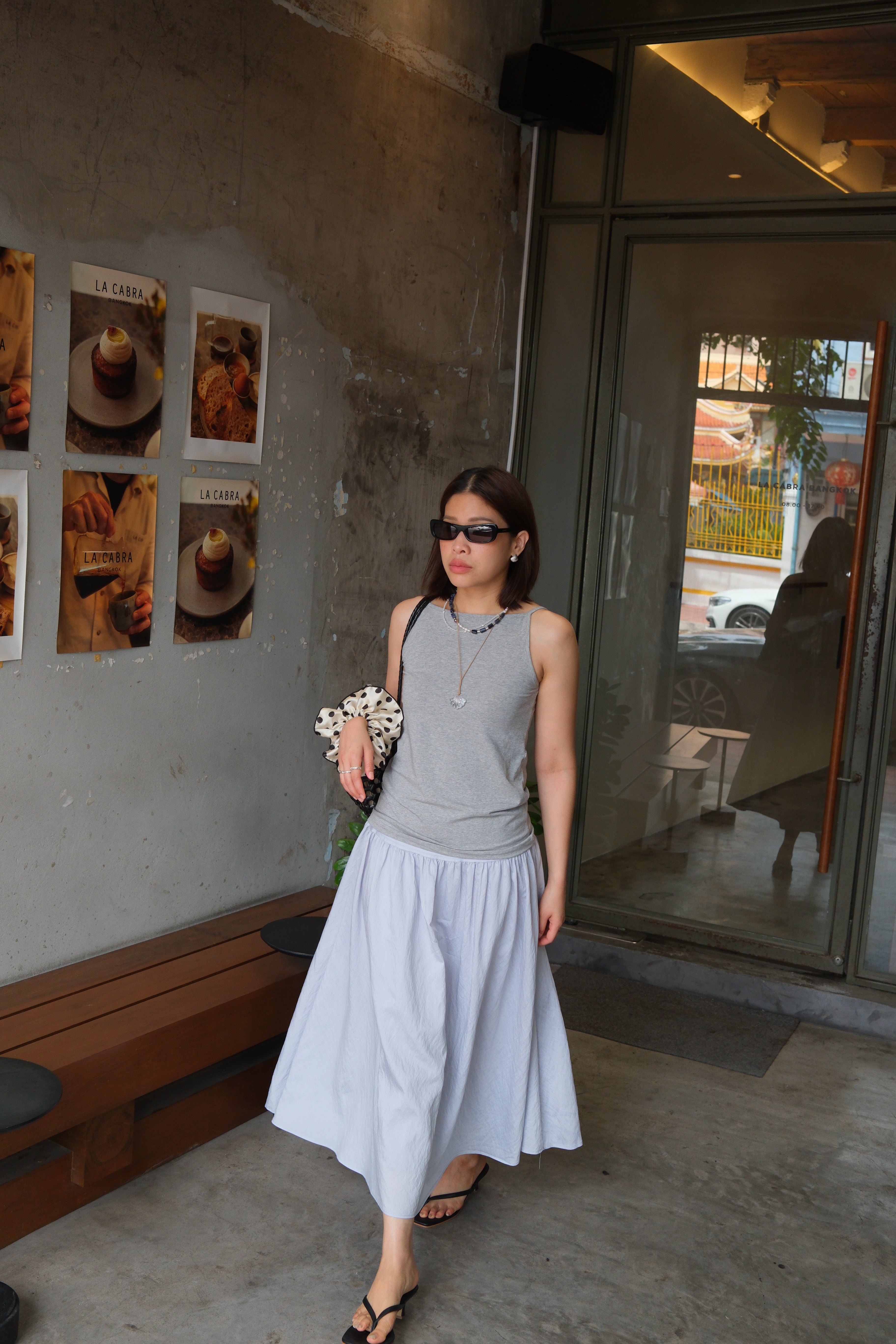 Rotti sheer maxi skirt