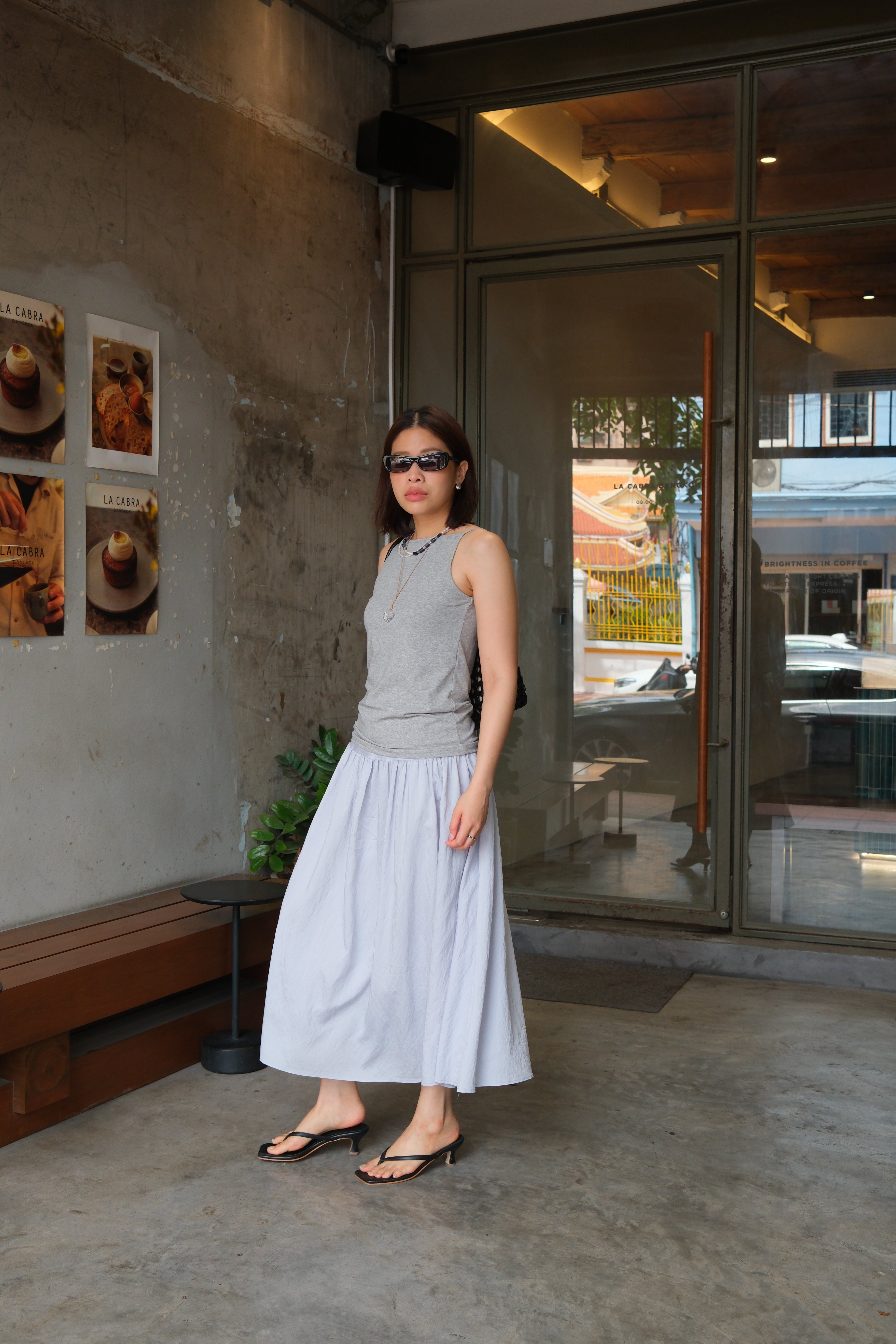 Rotti sheer maxi skirt