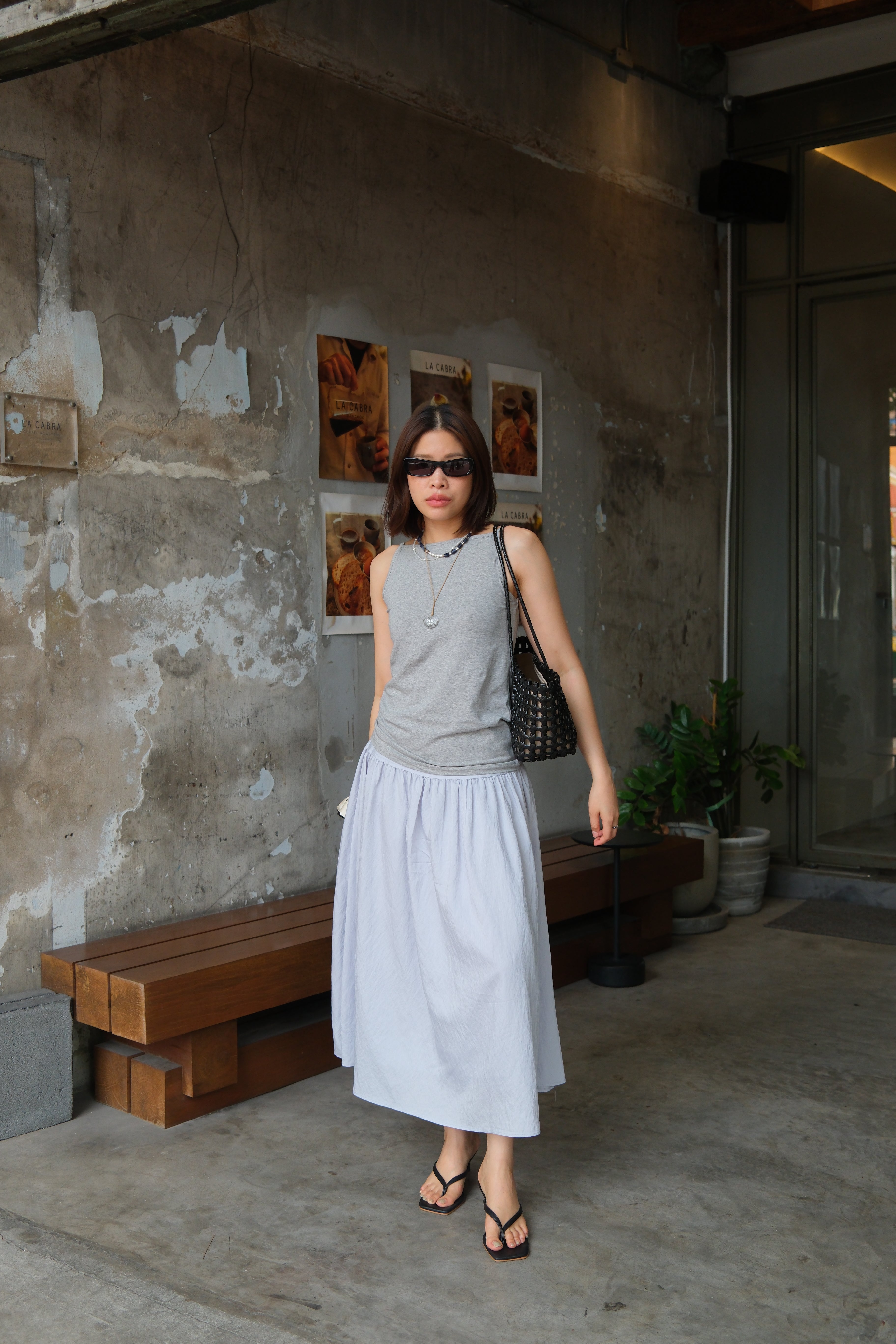 Rotti sheer maxi skirt
