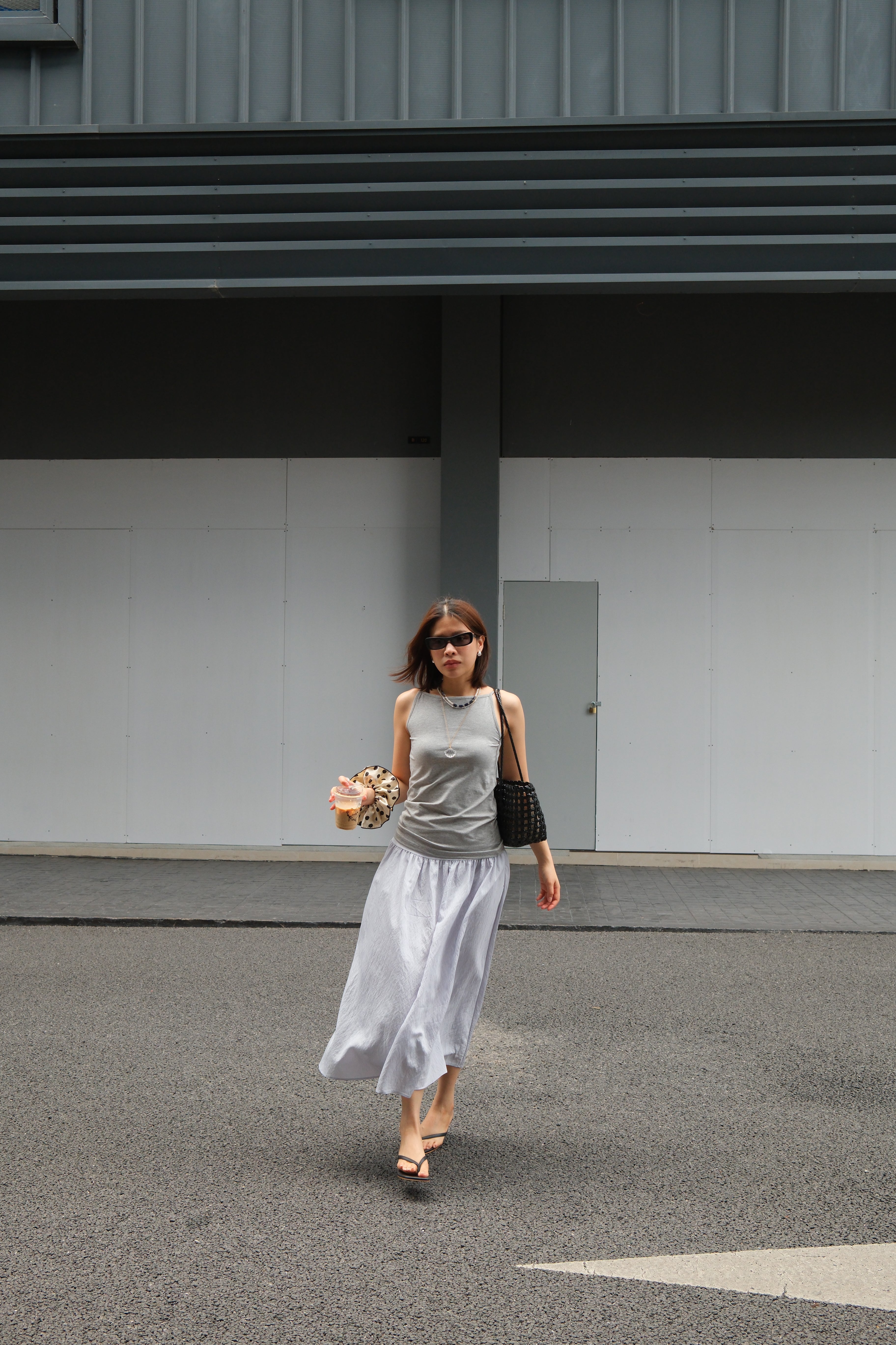 Rotti sheer maxi skirt