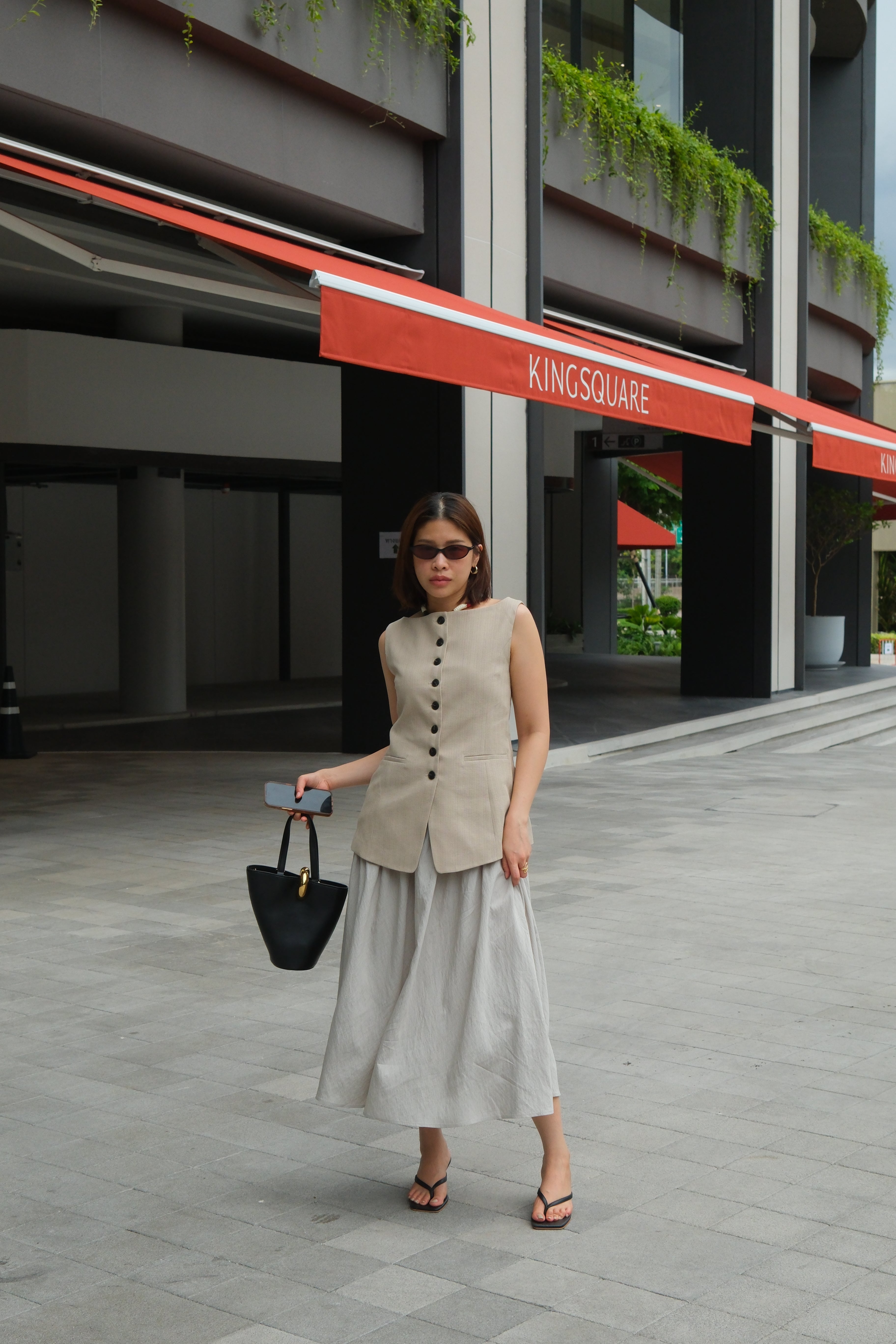 Rotti sheer maxi skirt