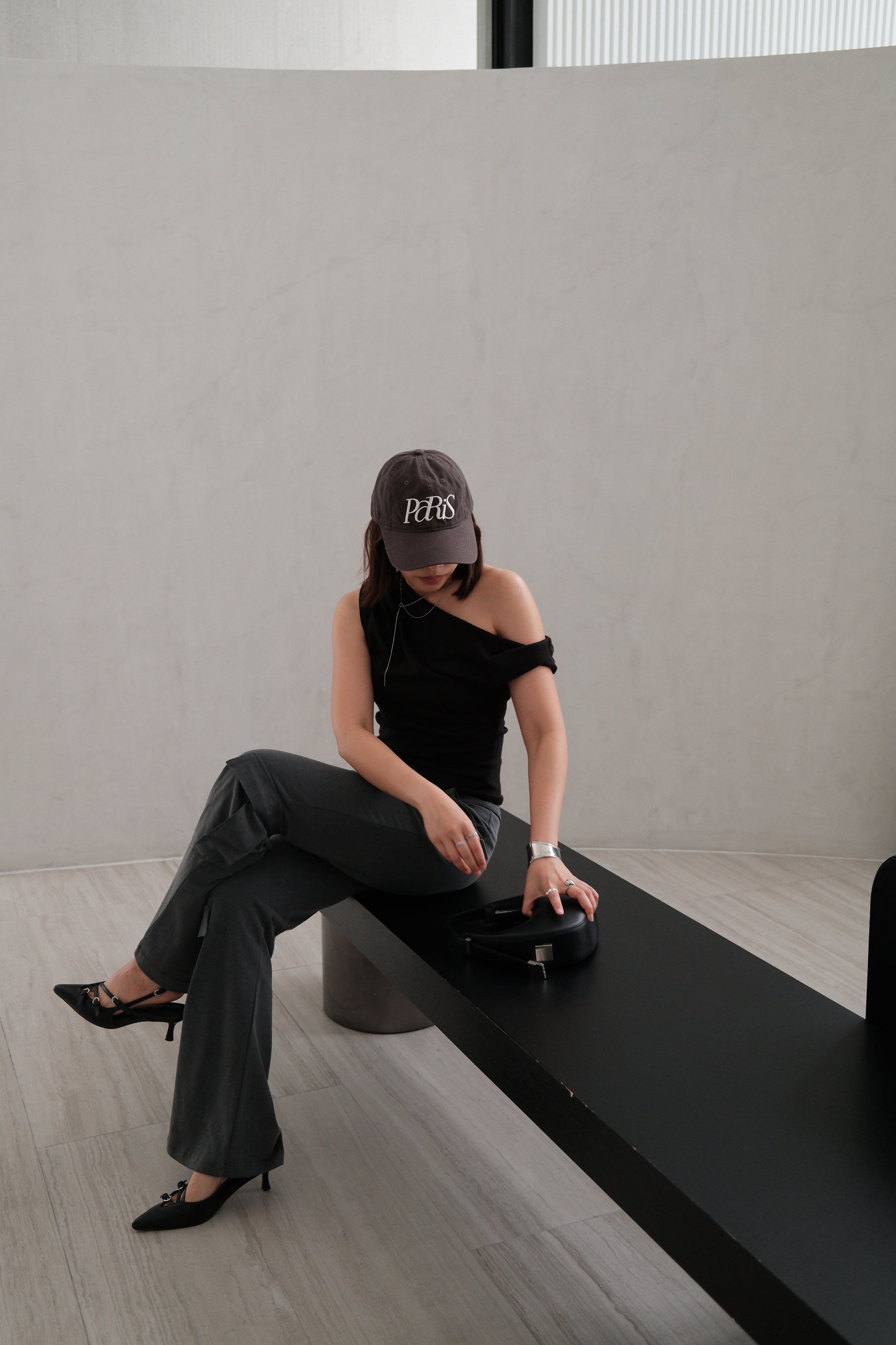 Vintage cargo flared pants