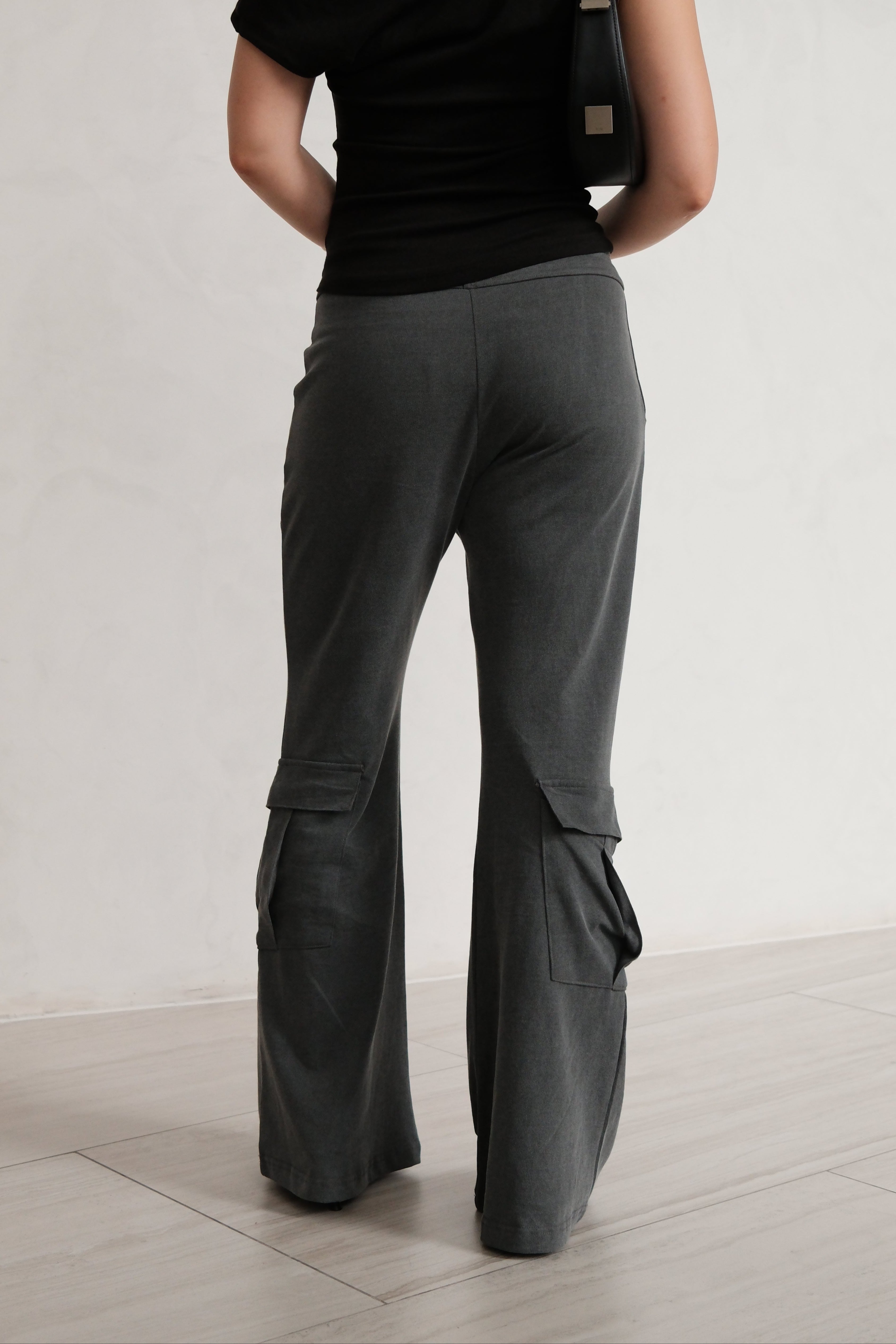 Vintage cargo flared pants