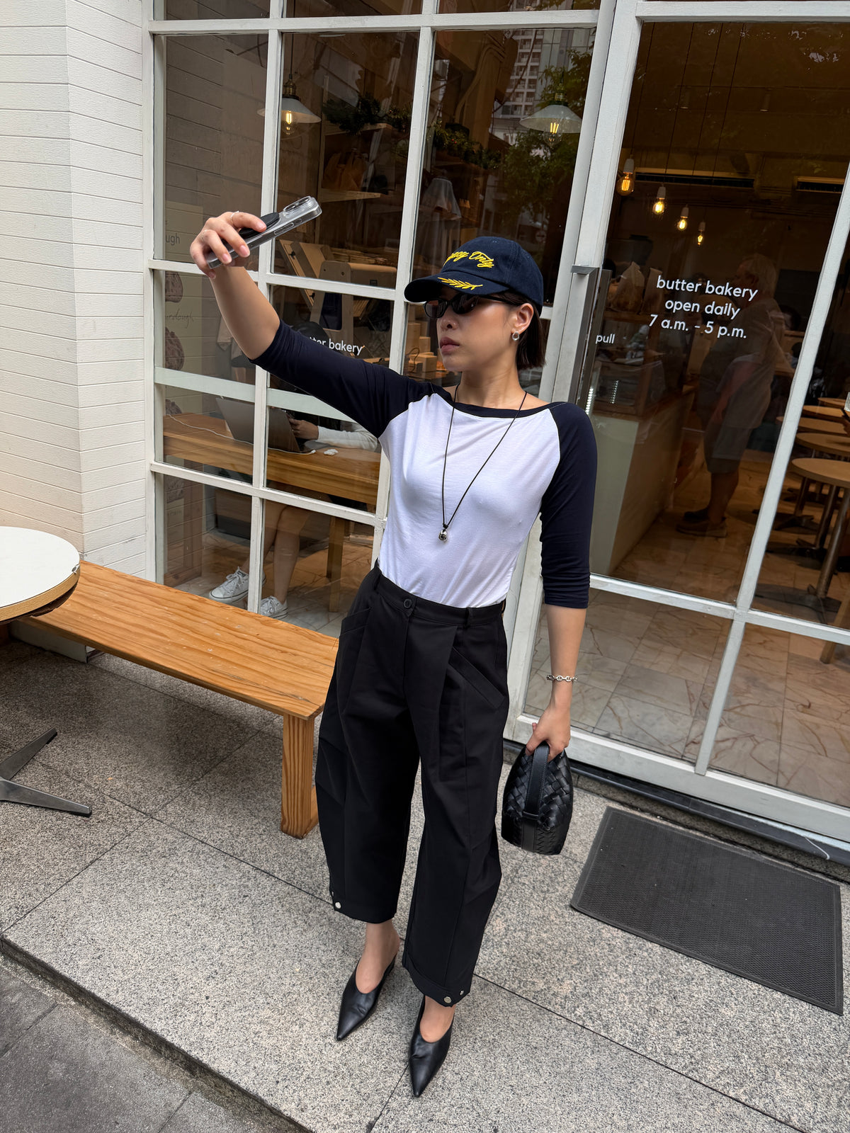 Kori Curved Crop Trousers