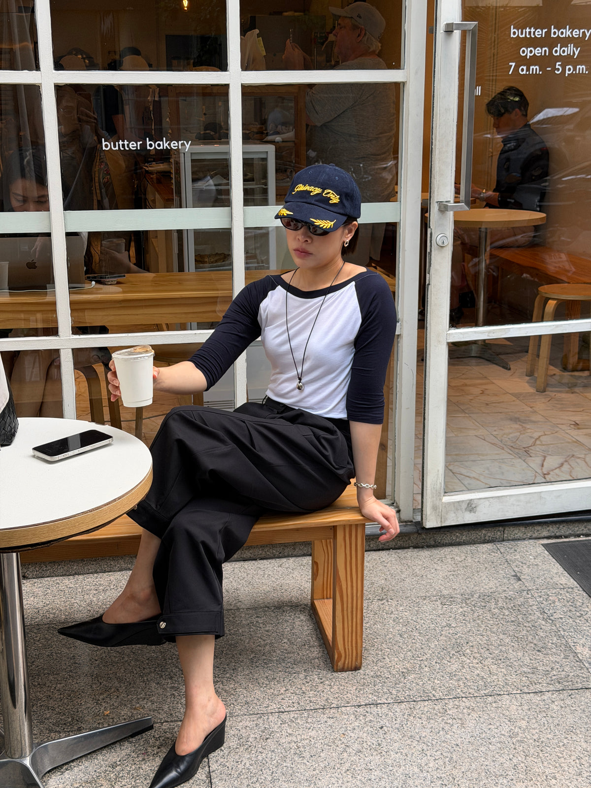 Kori Curved Crop Trousers