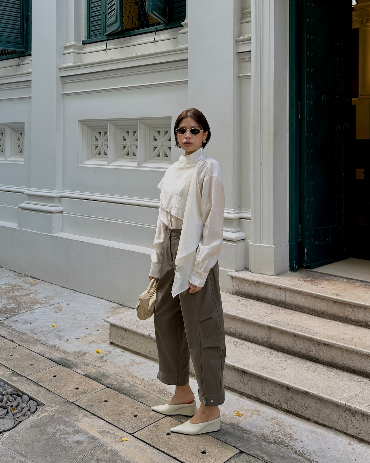 Kori Curved Crop Trousers