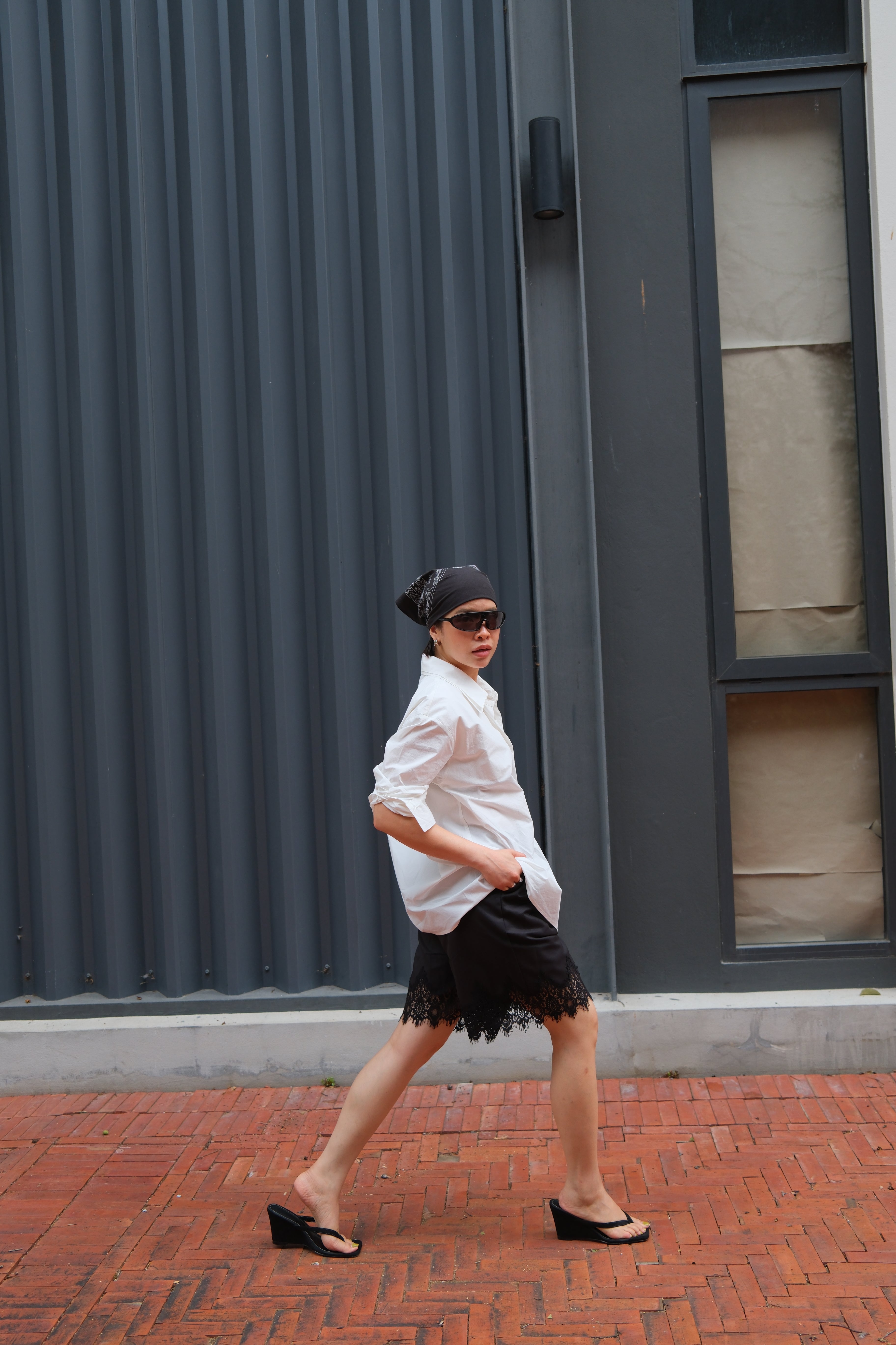 Double Collar Loose Shirt