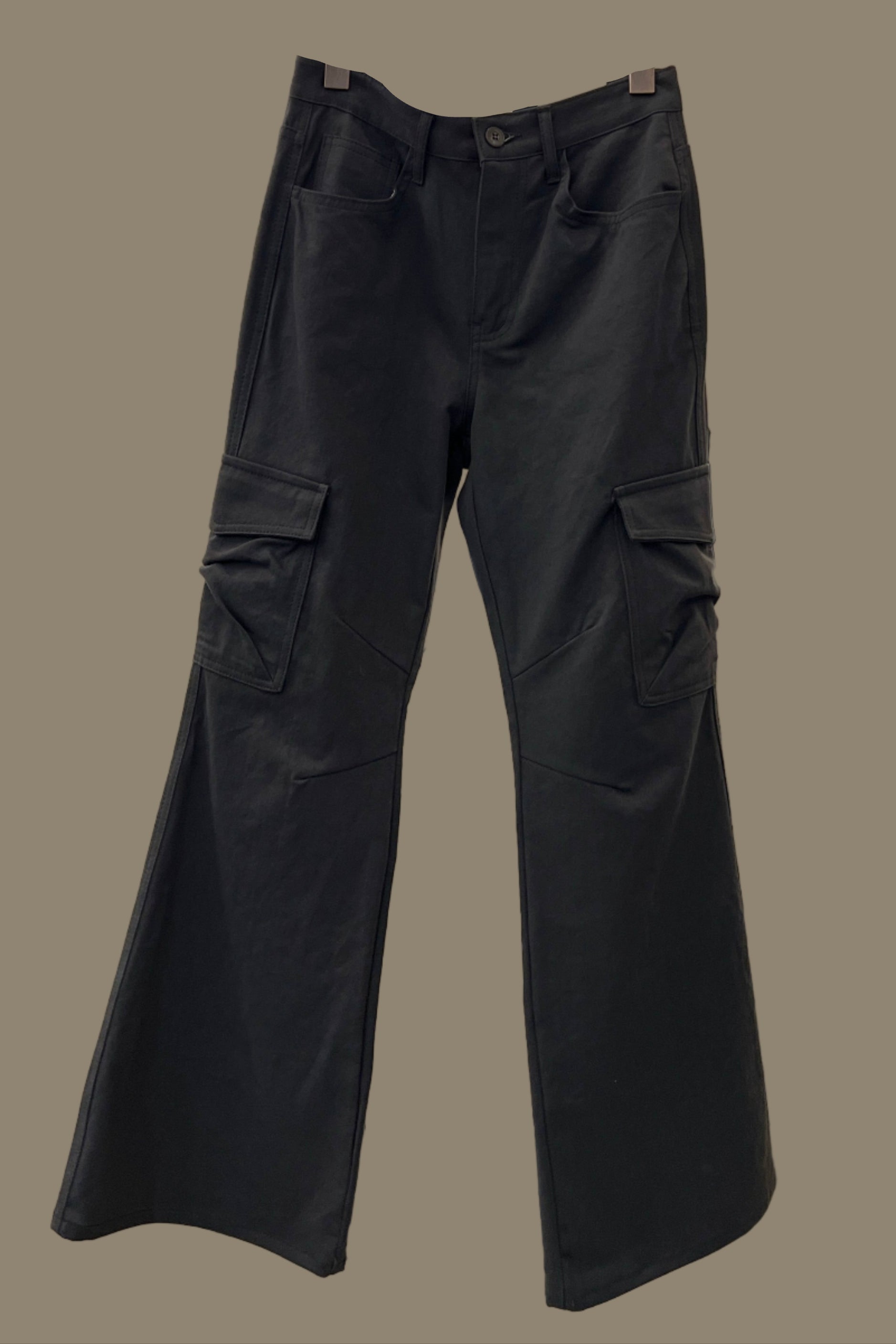 Scandi pocket flared pants