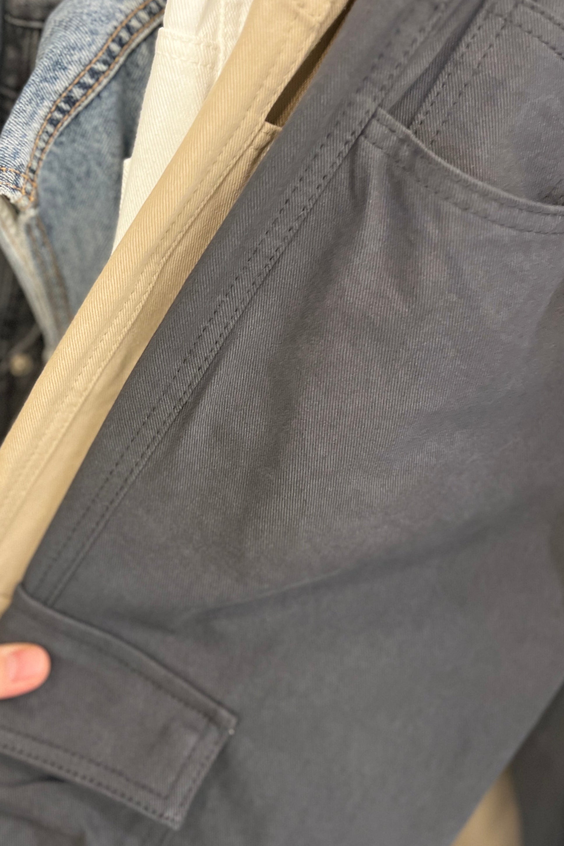 Scandi pocket flared pants