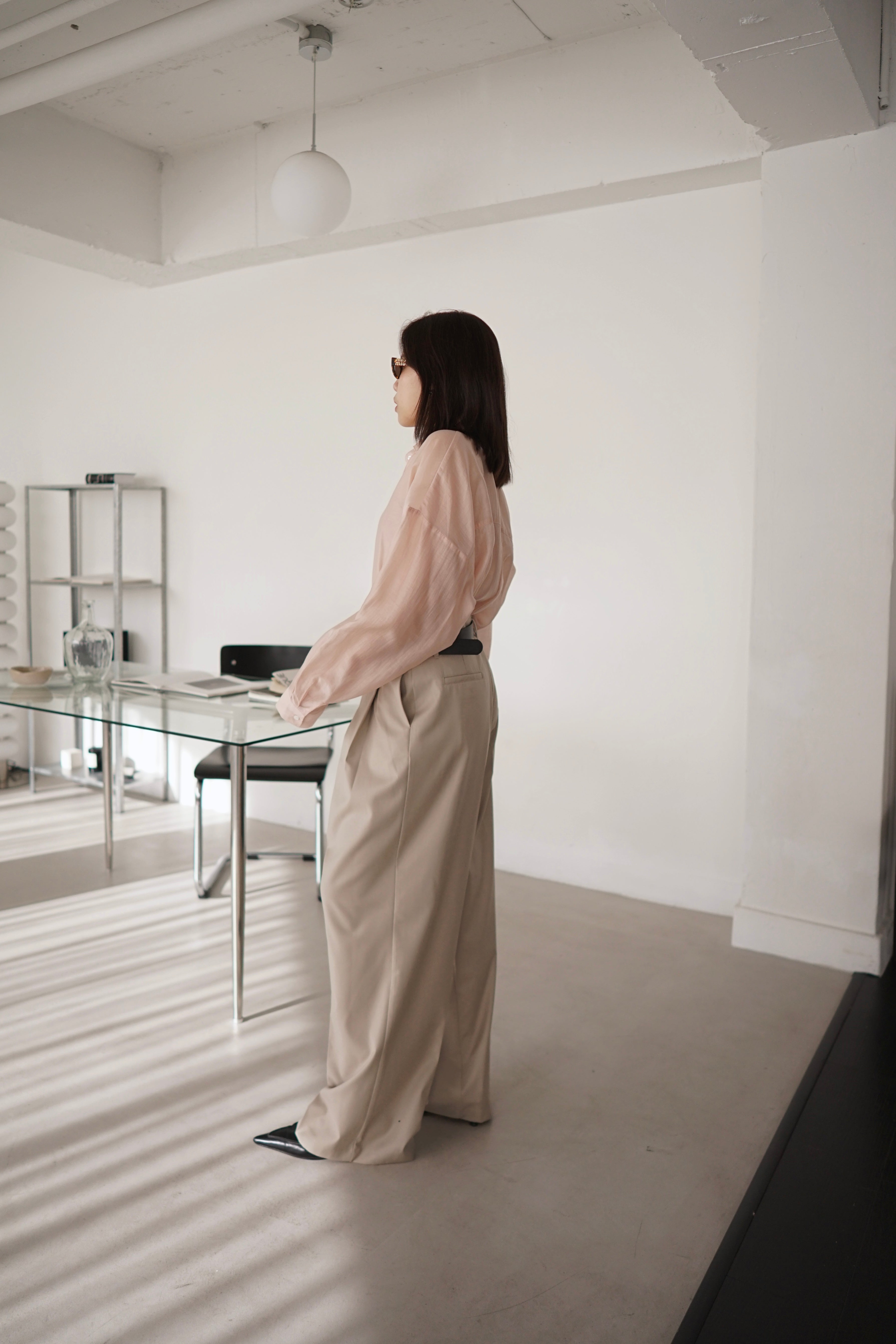 Jill wide leg trousers with belt