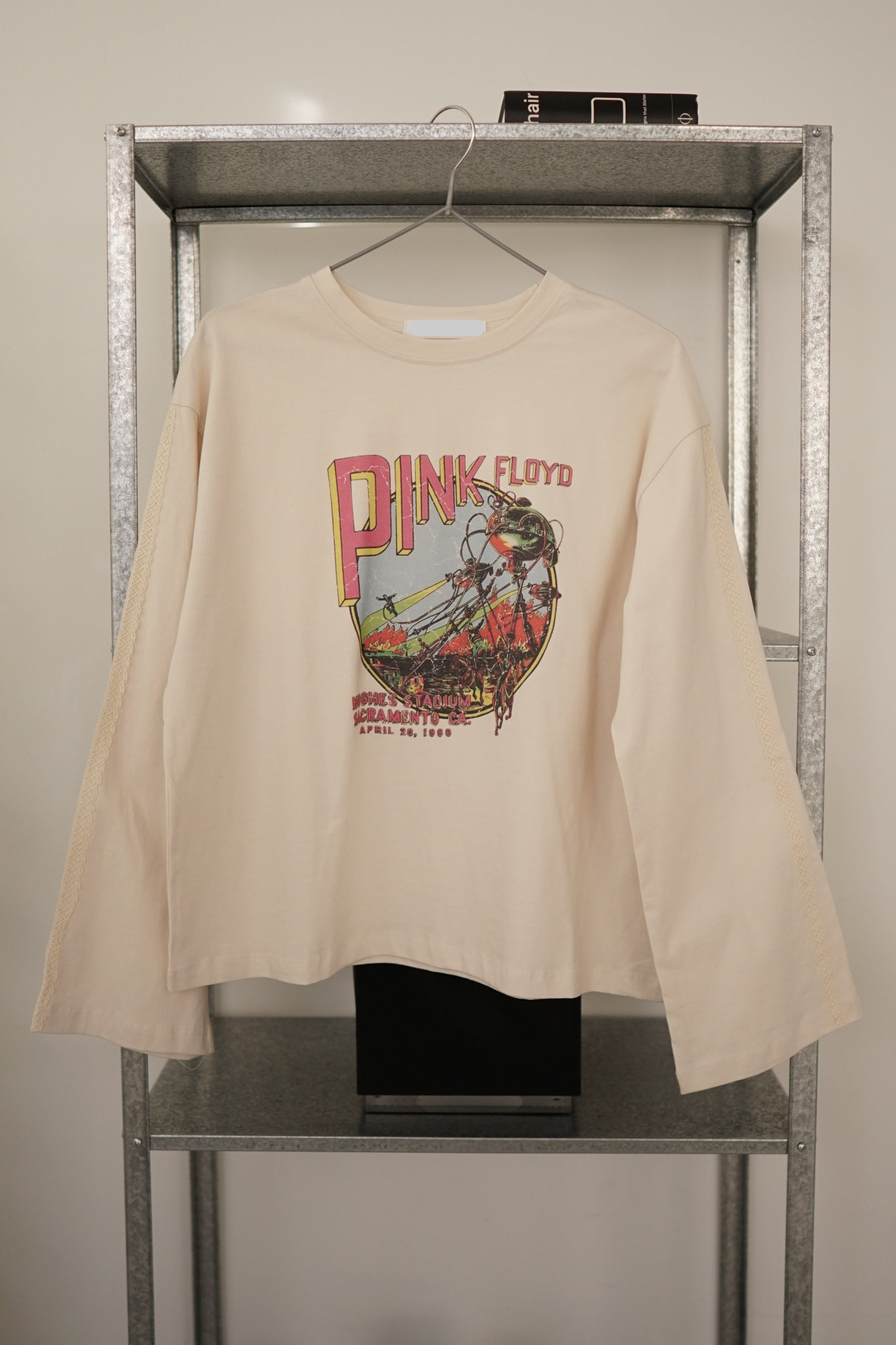 PINK FLOYD lace tape long sleeve tee