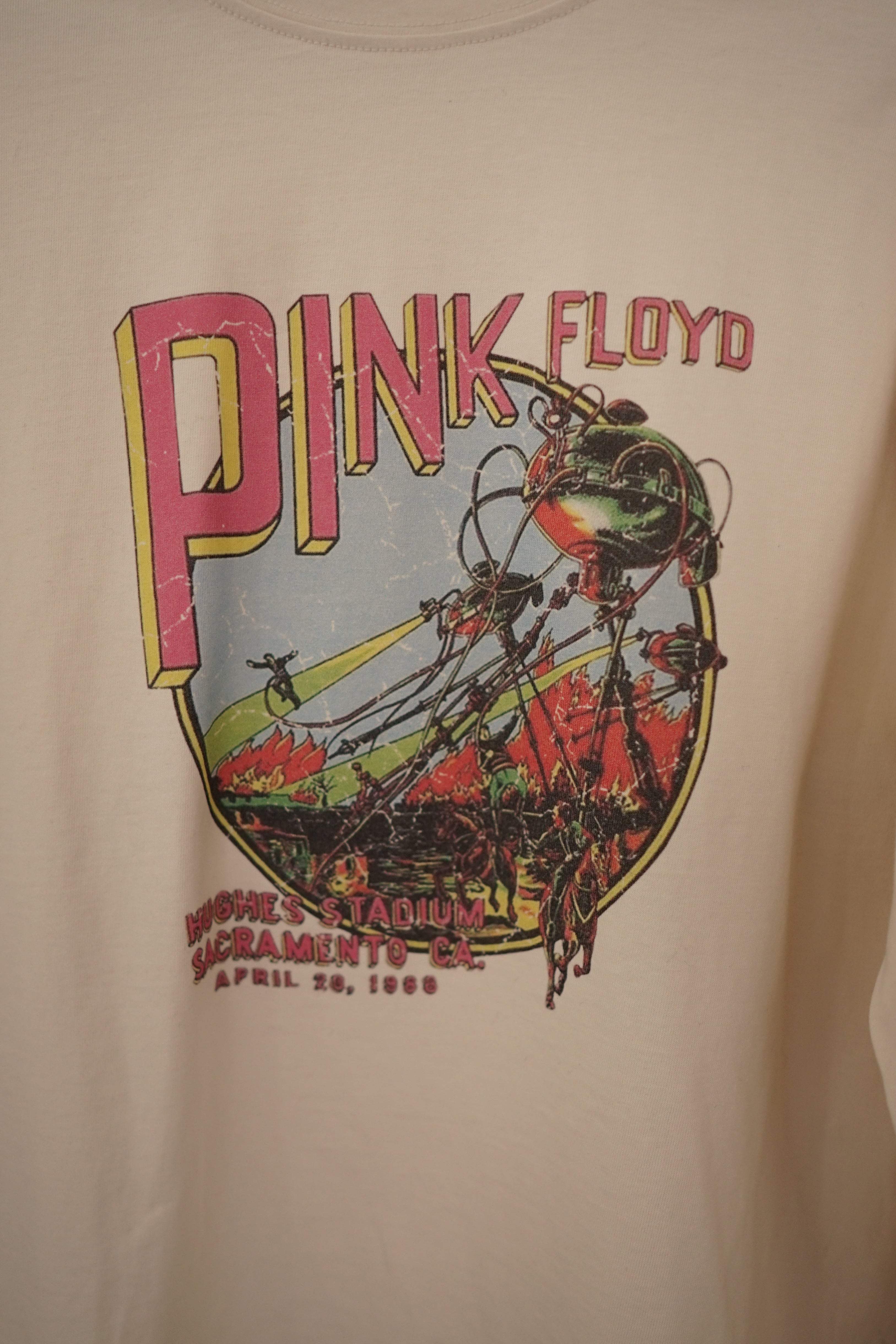 PINK FLOYD lace tape long sleeve tee