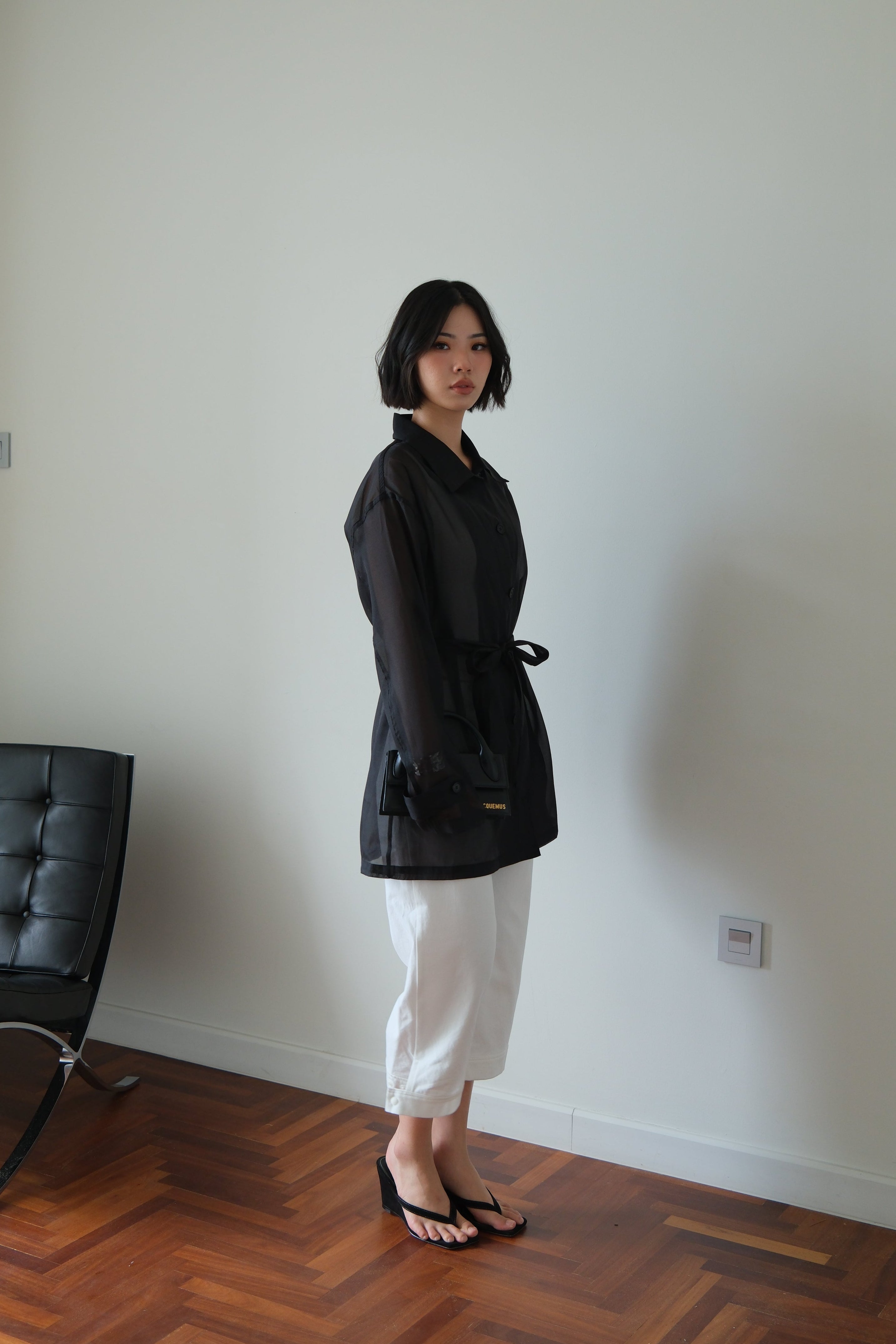 Shaw Sheer Tie Jacket