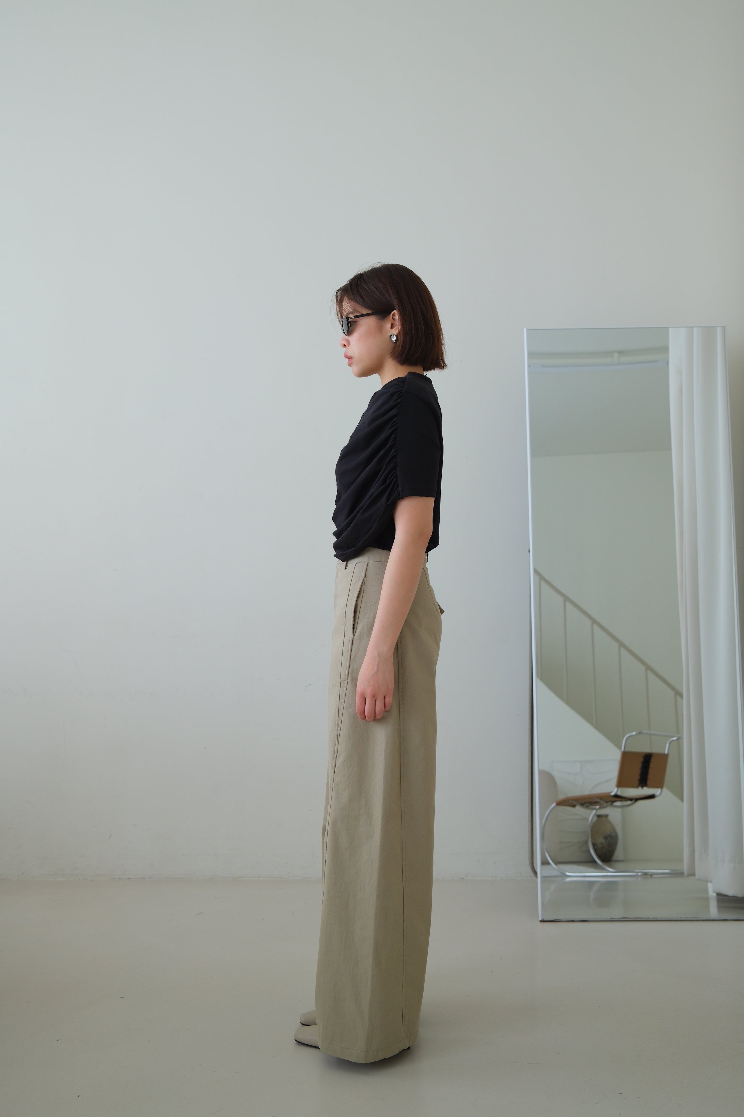 Kish Draped Shoulder Tee