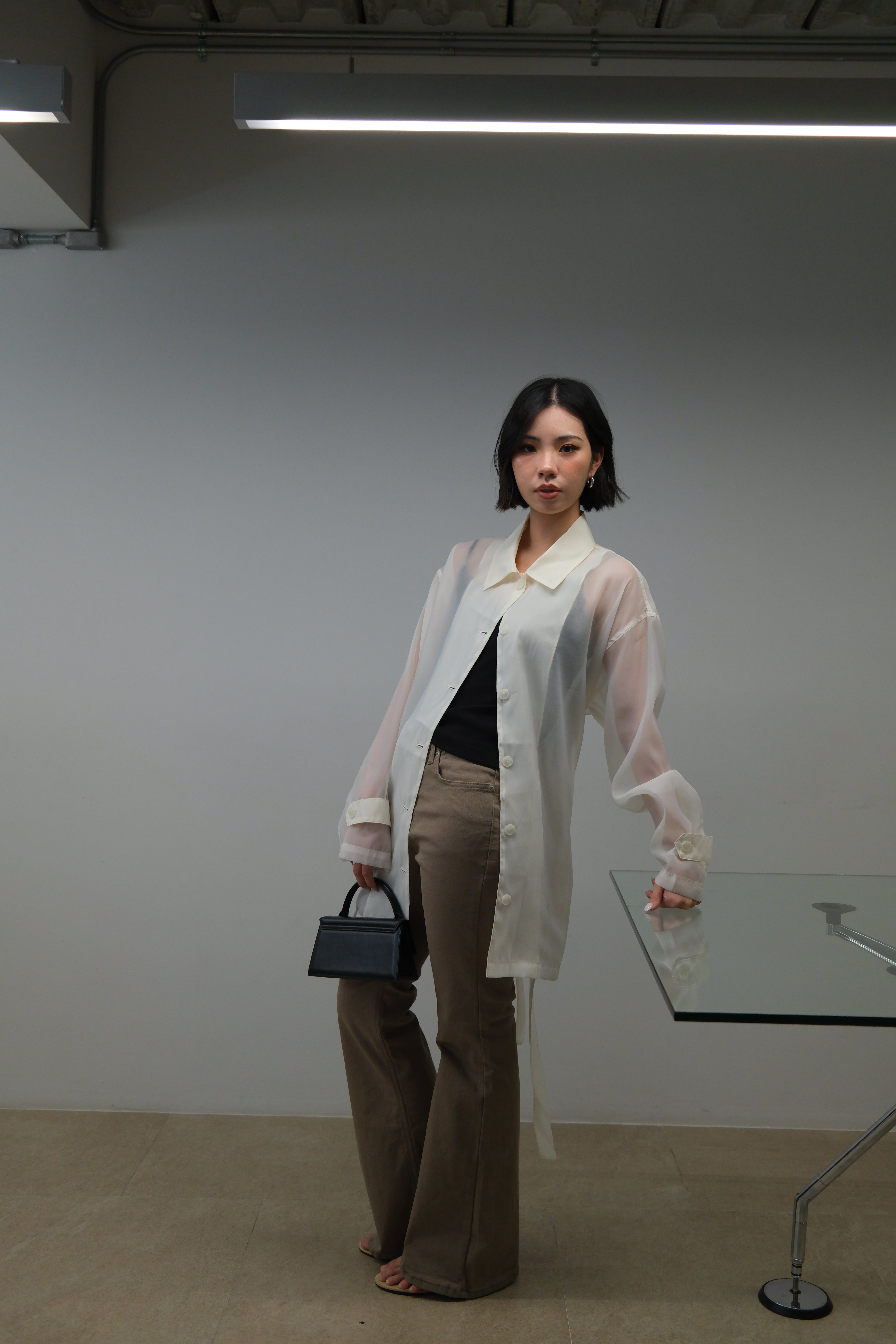 Shaw Sheer Tie Jacket