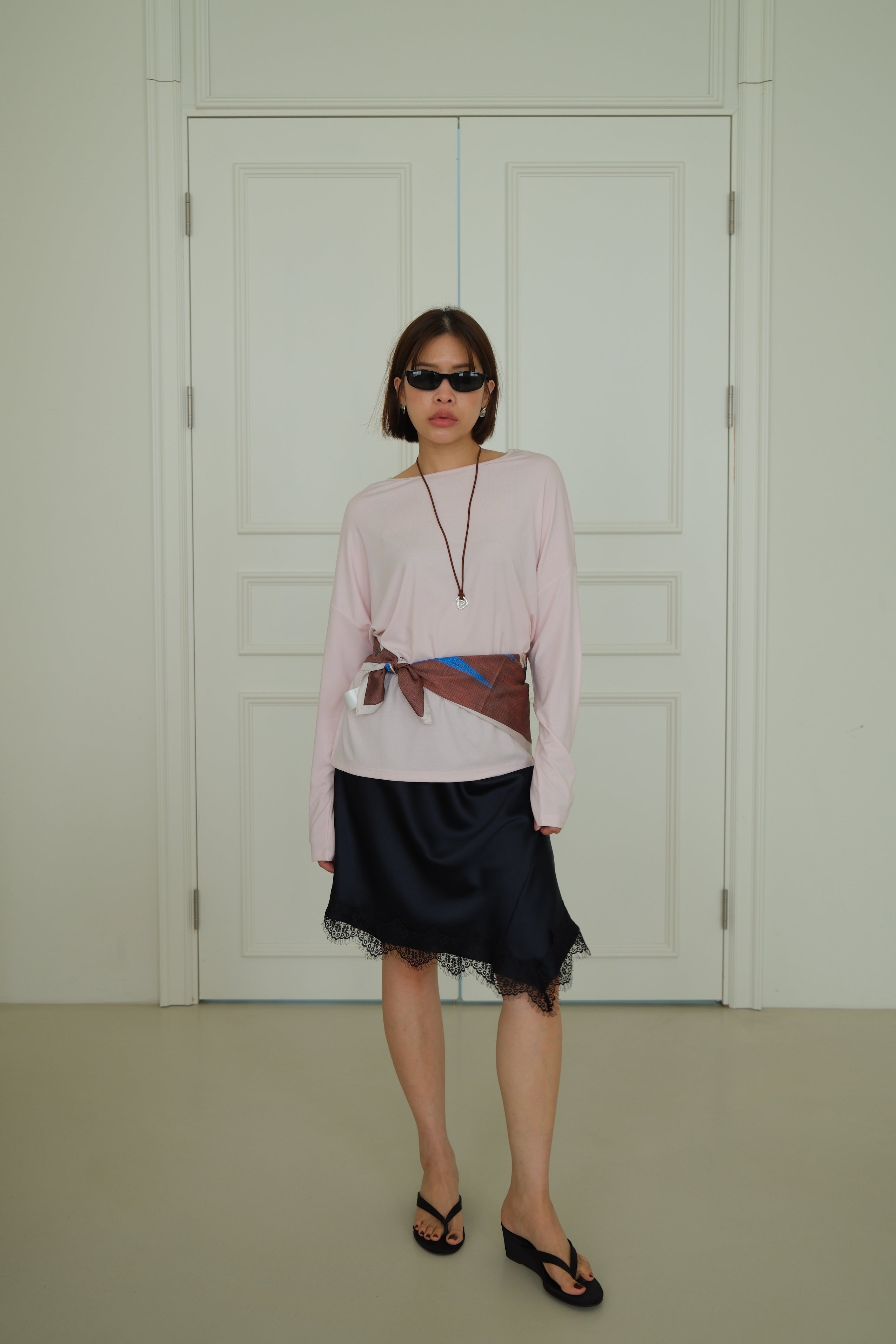 Rachal Relaxed Button Cuff Tee