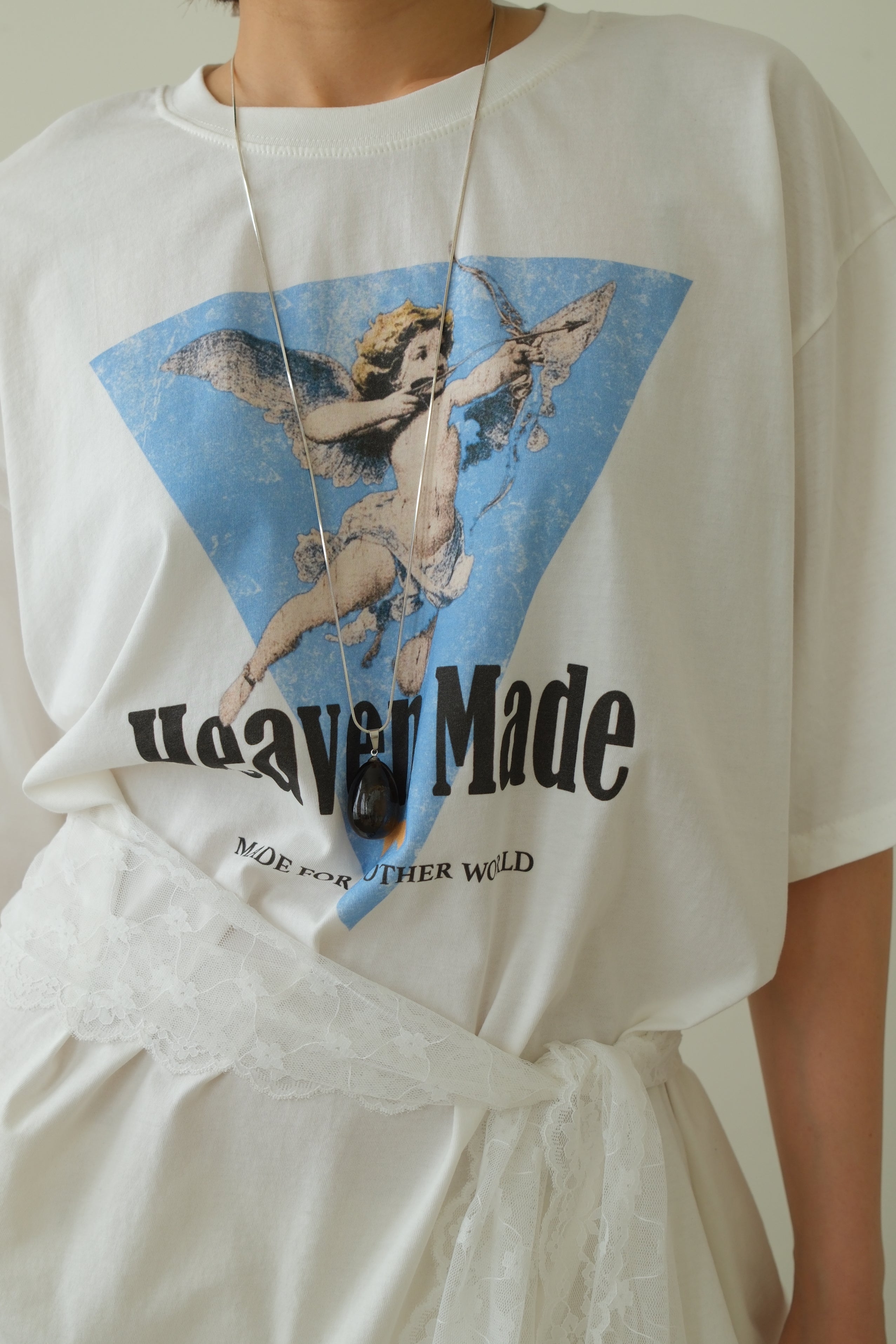 Lace Belt Detail Cupid Tee