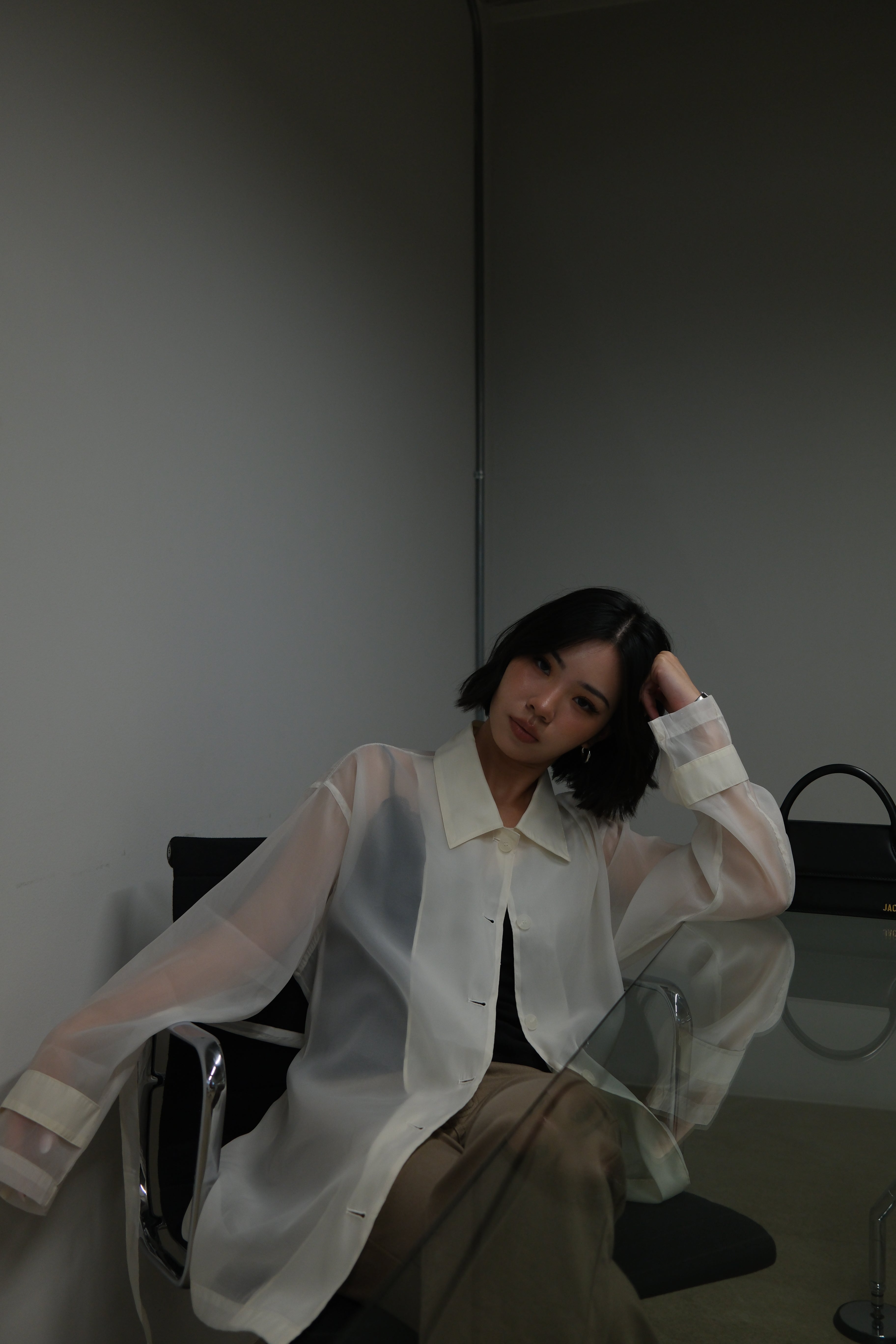 Shaw Sheer Tie Jacket