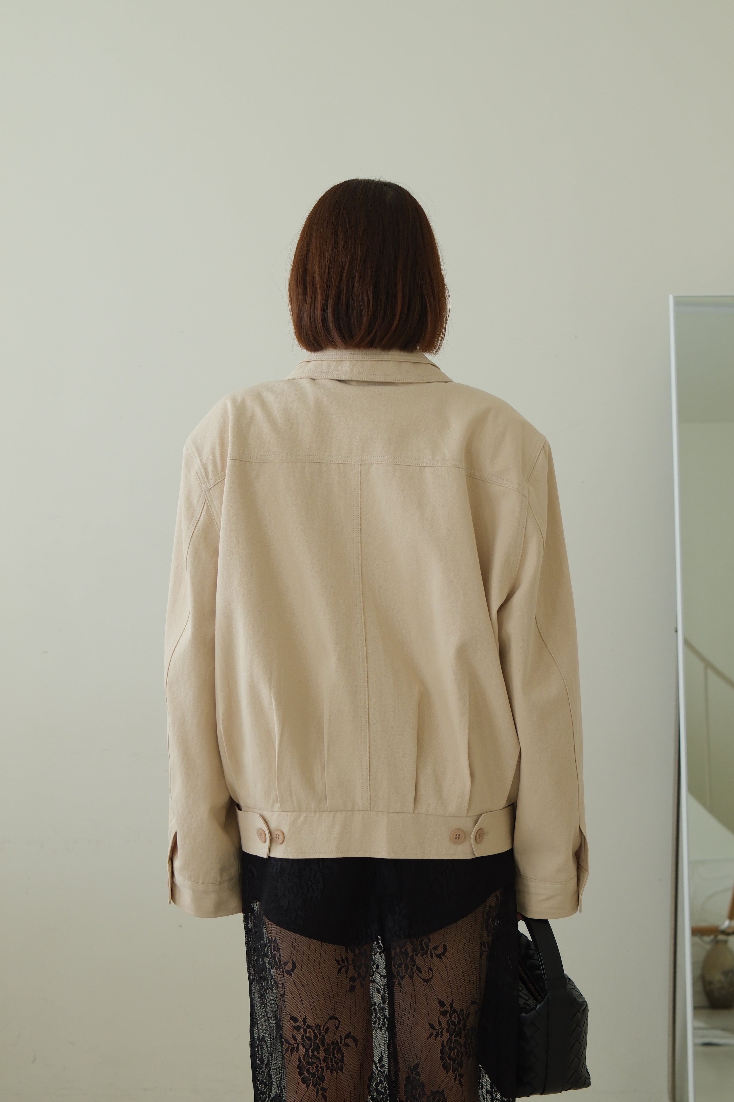 Lindi Double Collar Oversized Bomber