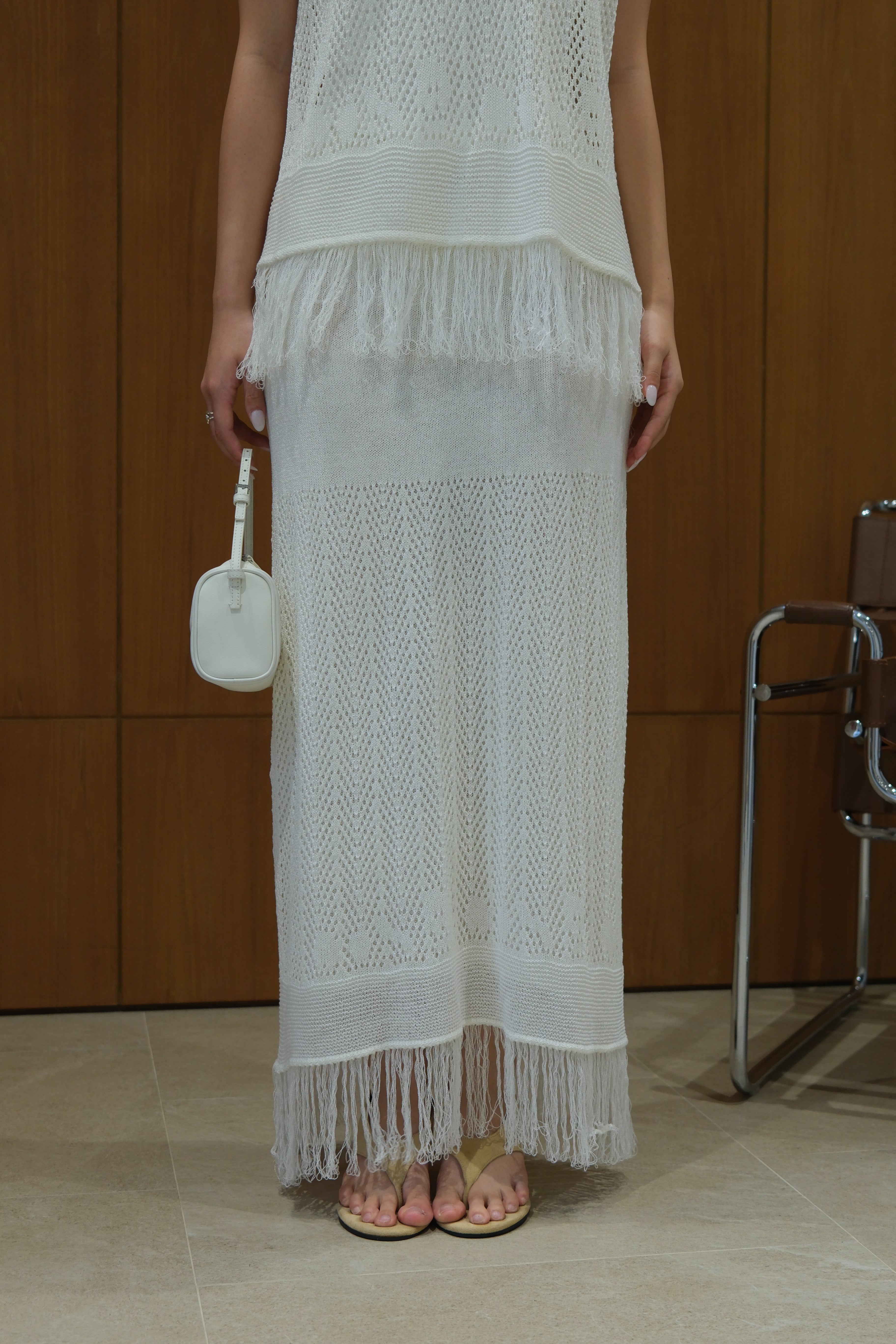 Tavoli Fringe Knit Set