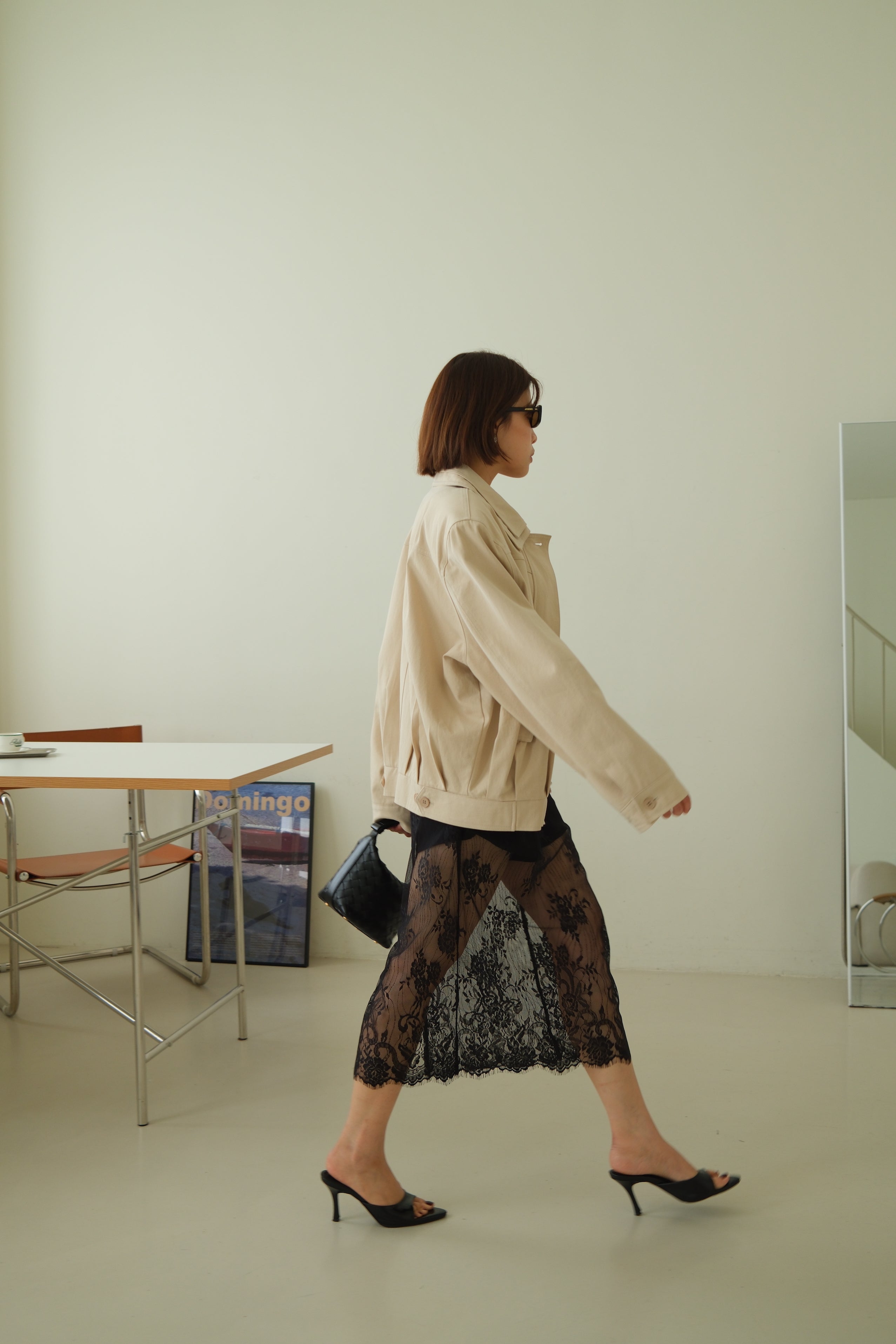 Lindi Double Collar Oversized Bomber