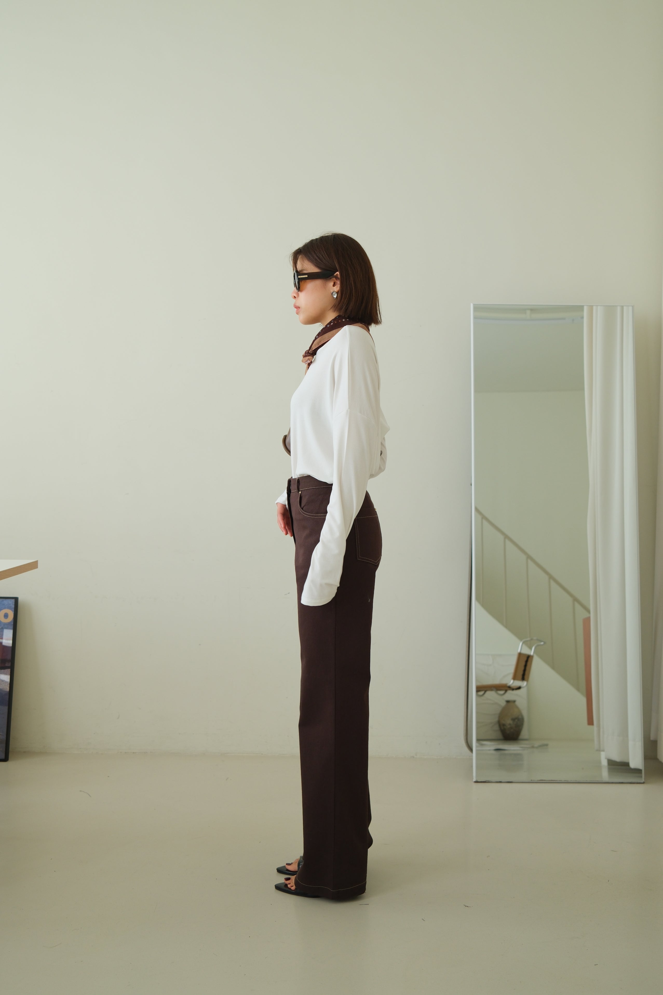 Rachal Relaxed Button Cuff Tee