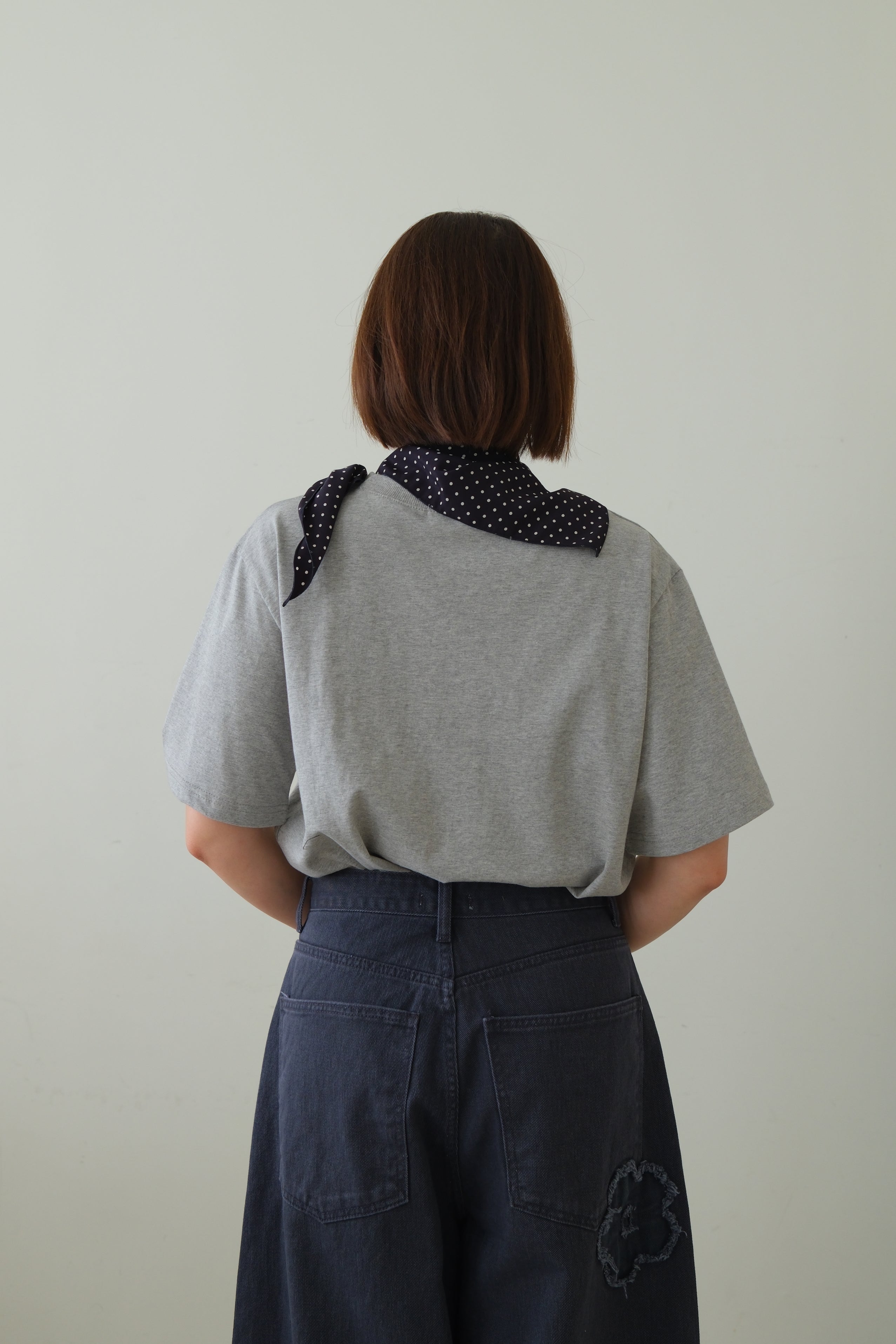 Ashley Graphic Tee with Scarf Detail