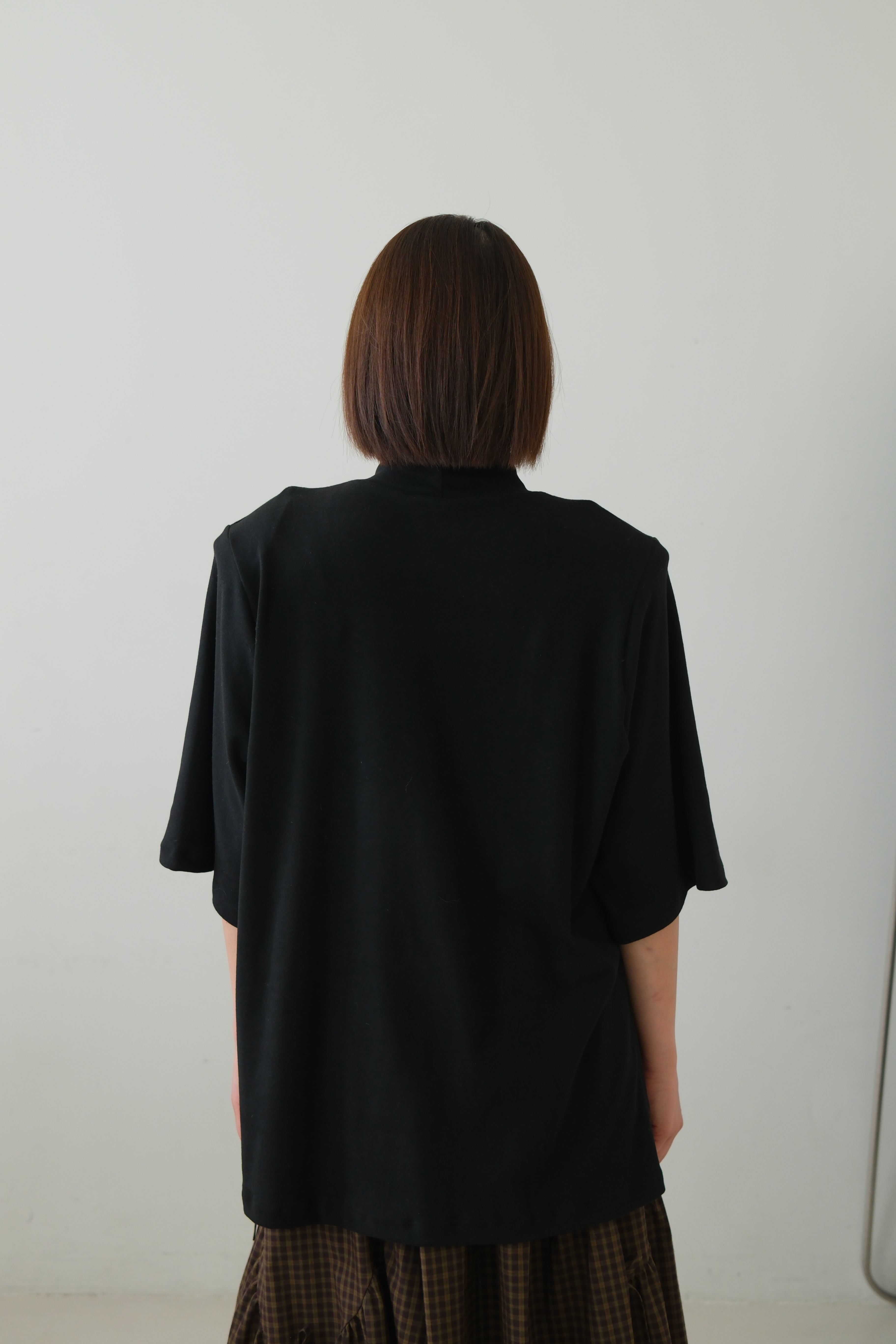 Winter pano highneck soft boxy tee