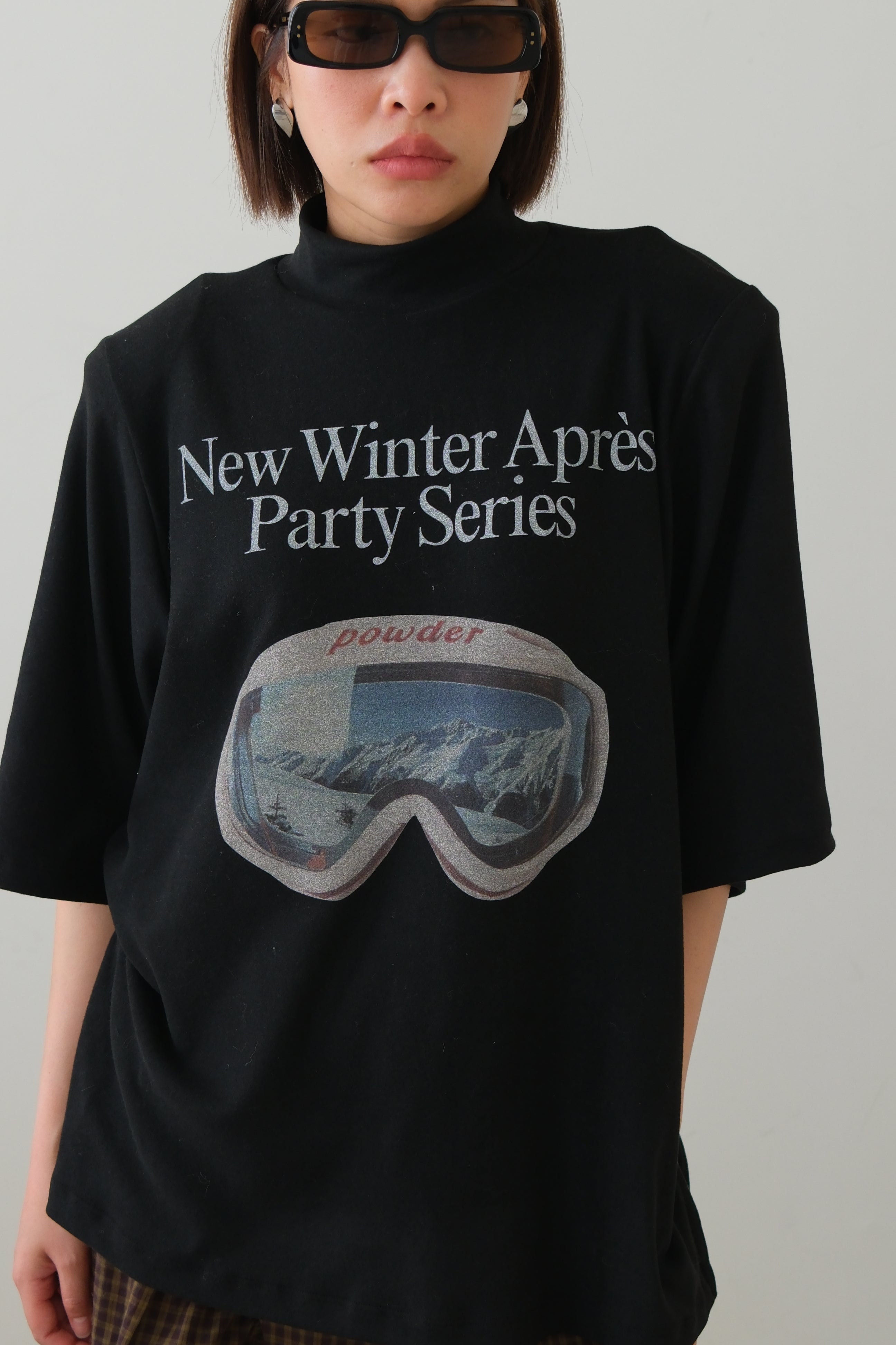 Winter pano highneck soft boxy tee