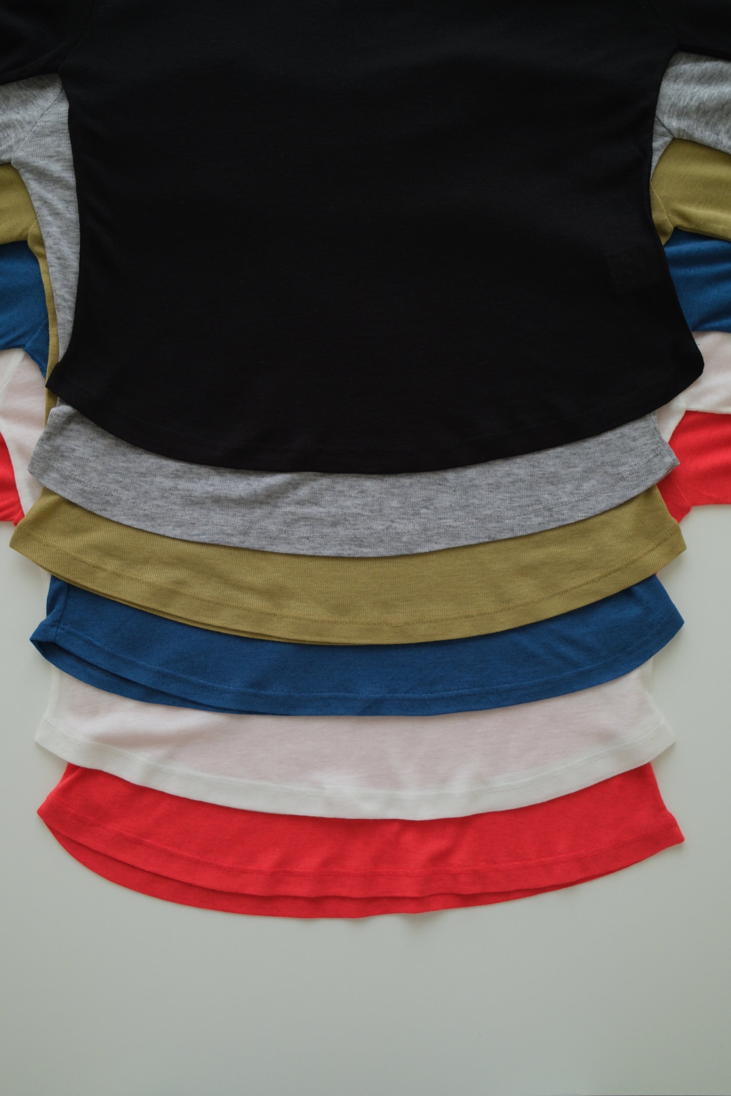 Tencel Crew Neck Long Sleeve Tee