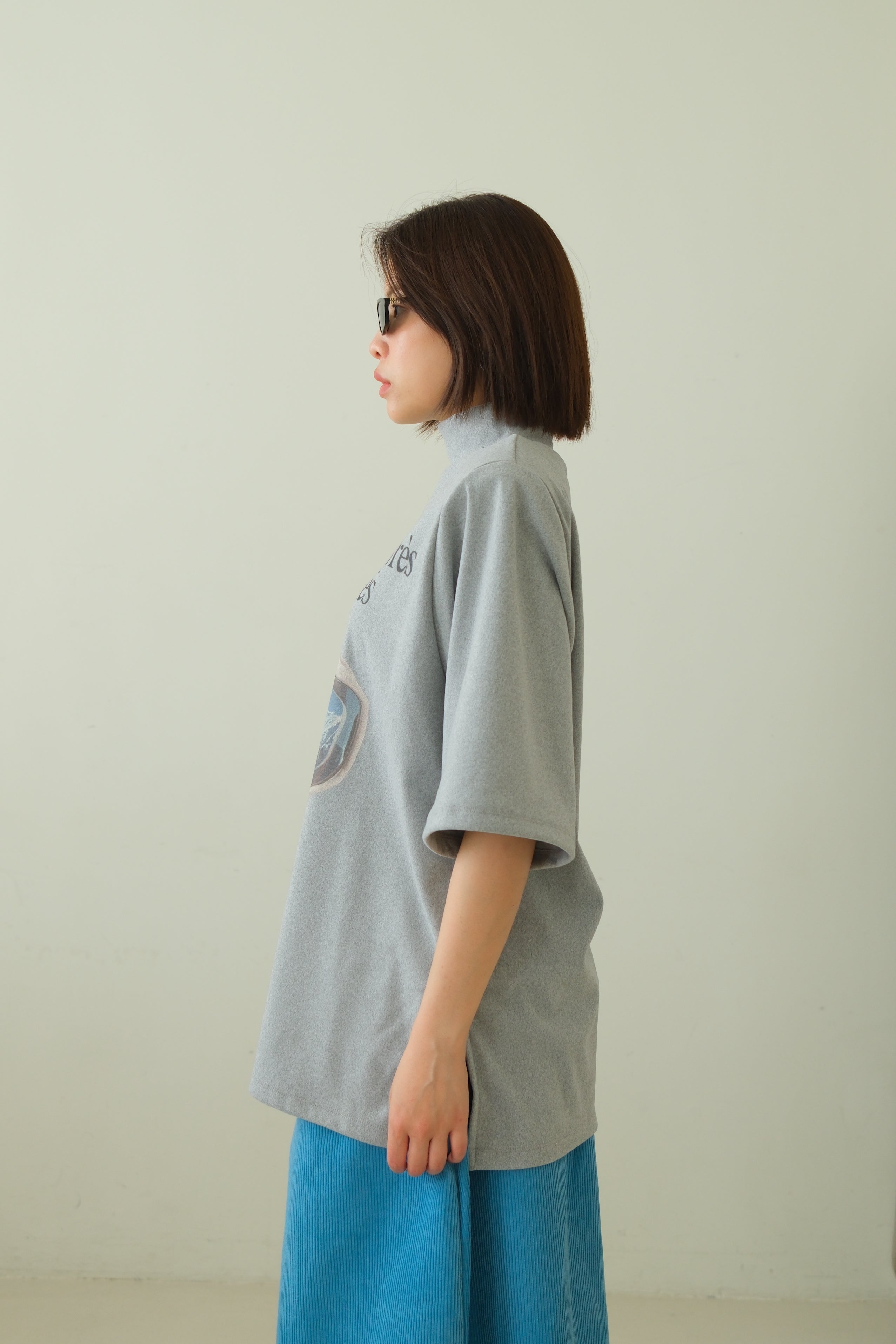 Winter pano highneck soft boxy tee