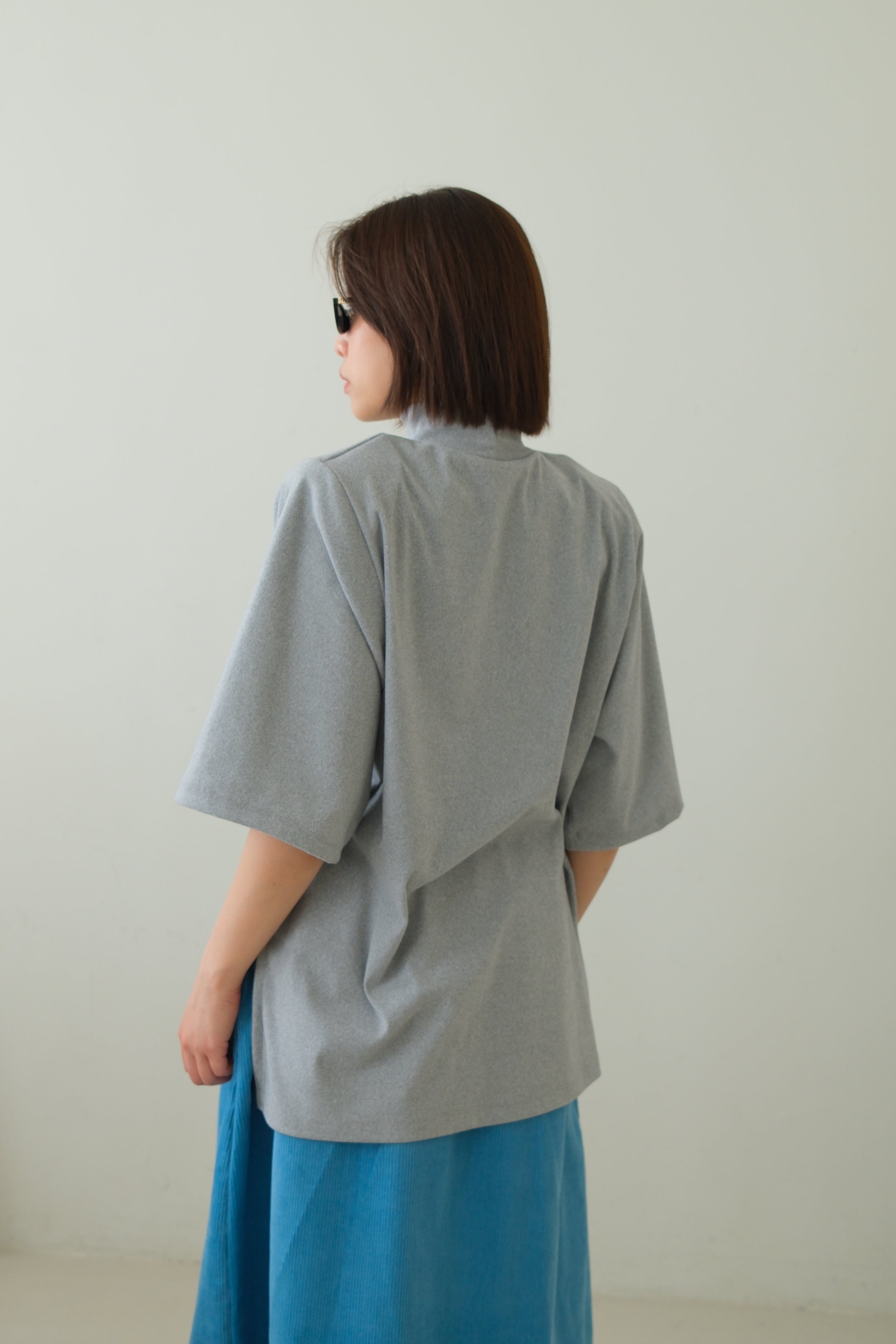 Winter pano highneck soft boxy tee