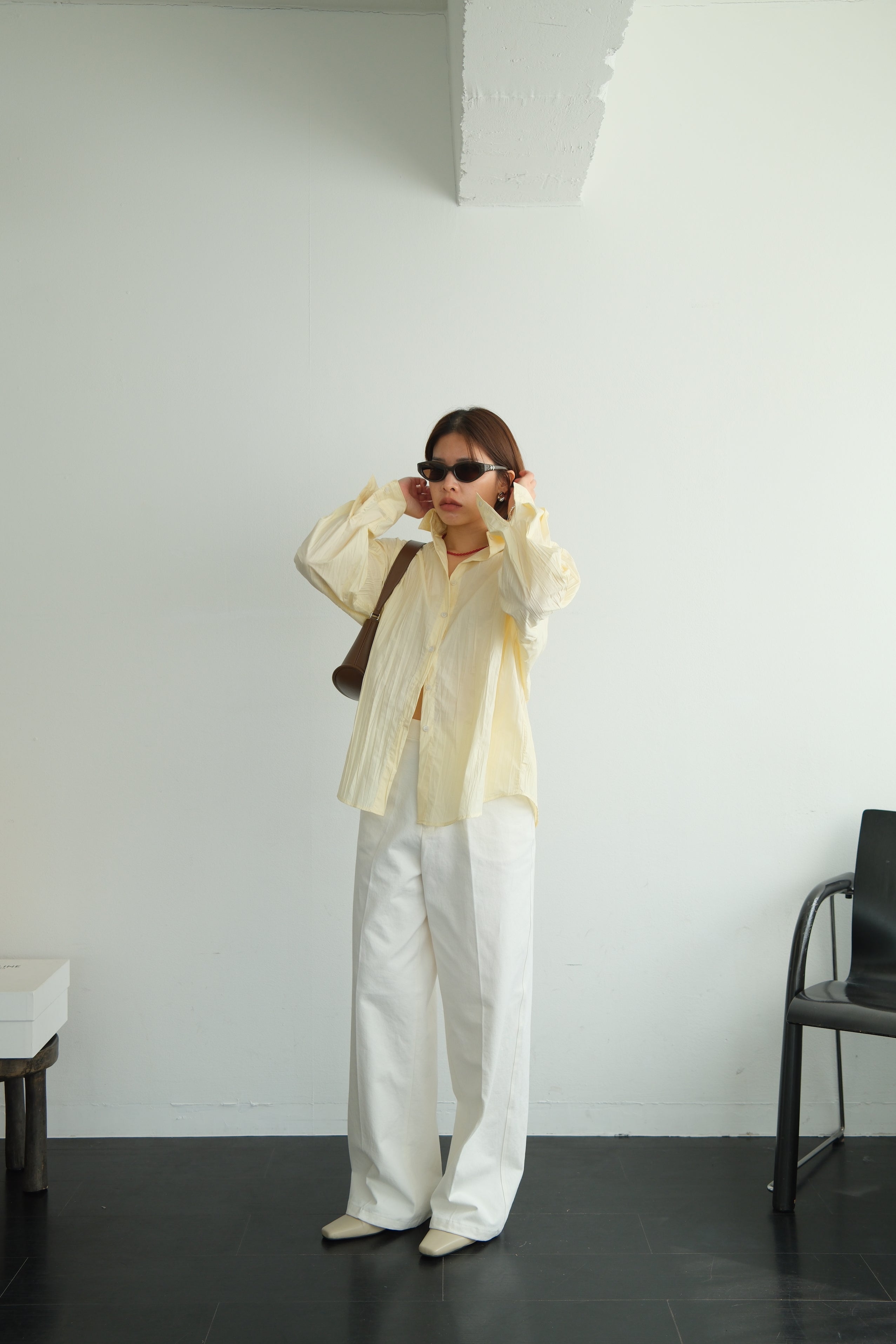 Colin Crinkled Cotton Shirt