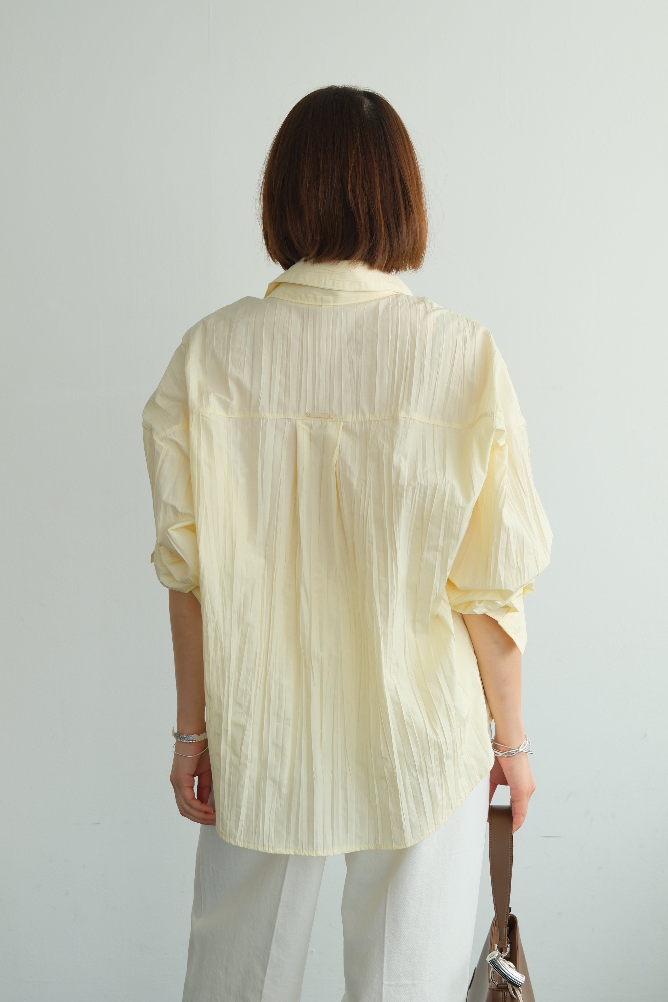 Colin Crinkled Cotton Shirt