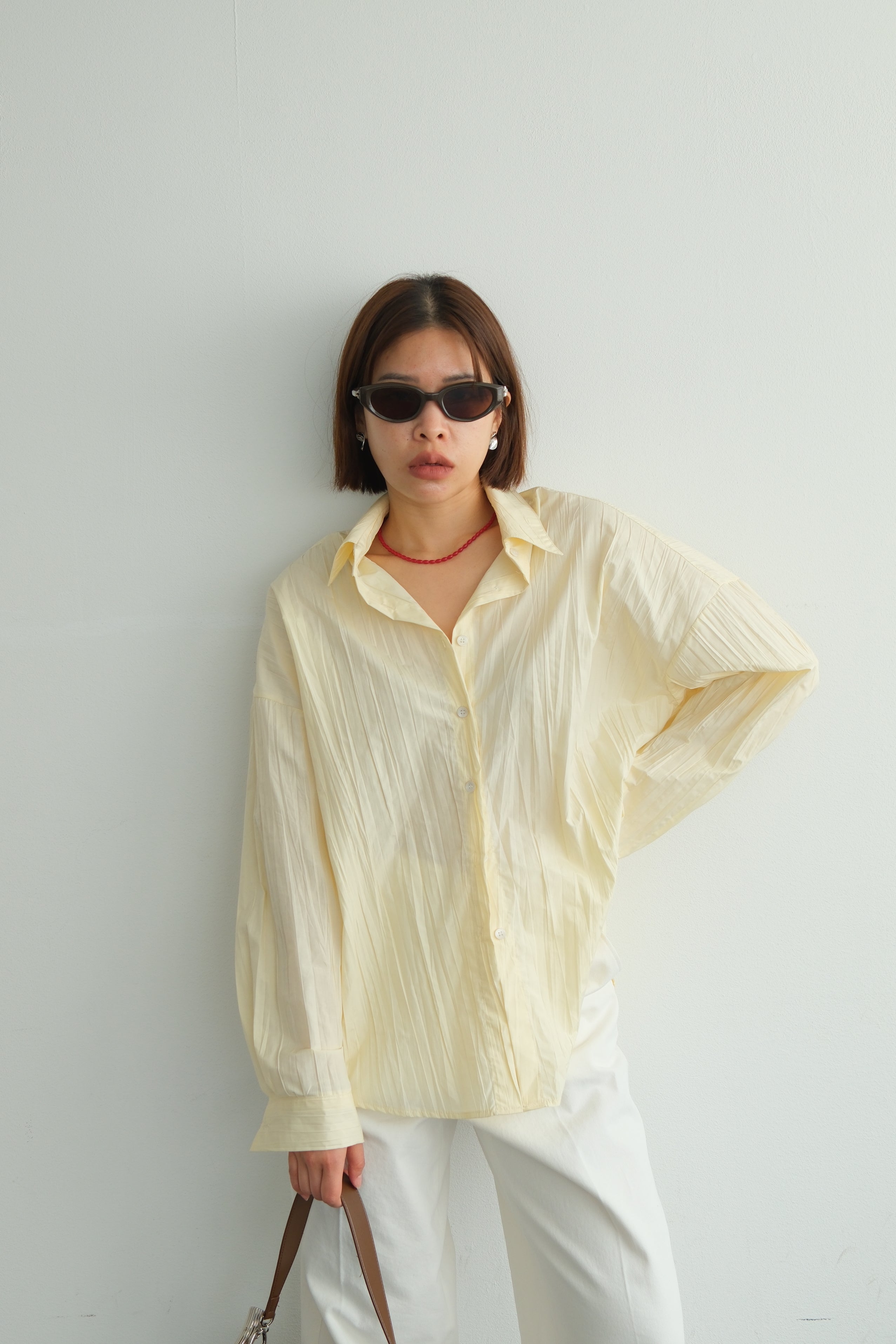 Colin Crinkled Cotton Shirt