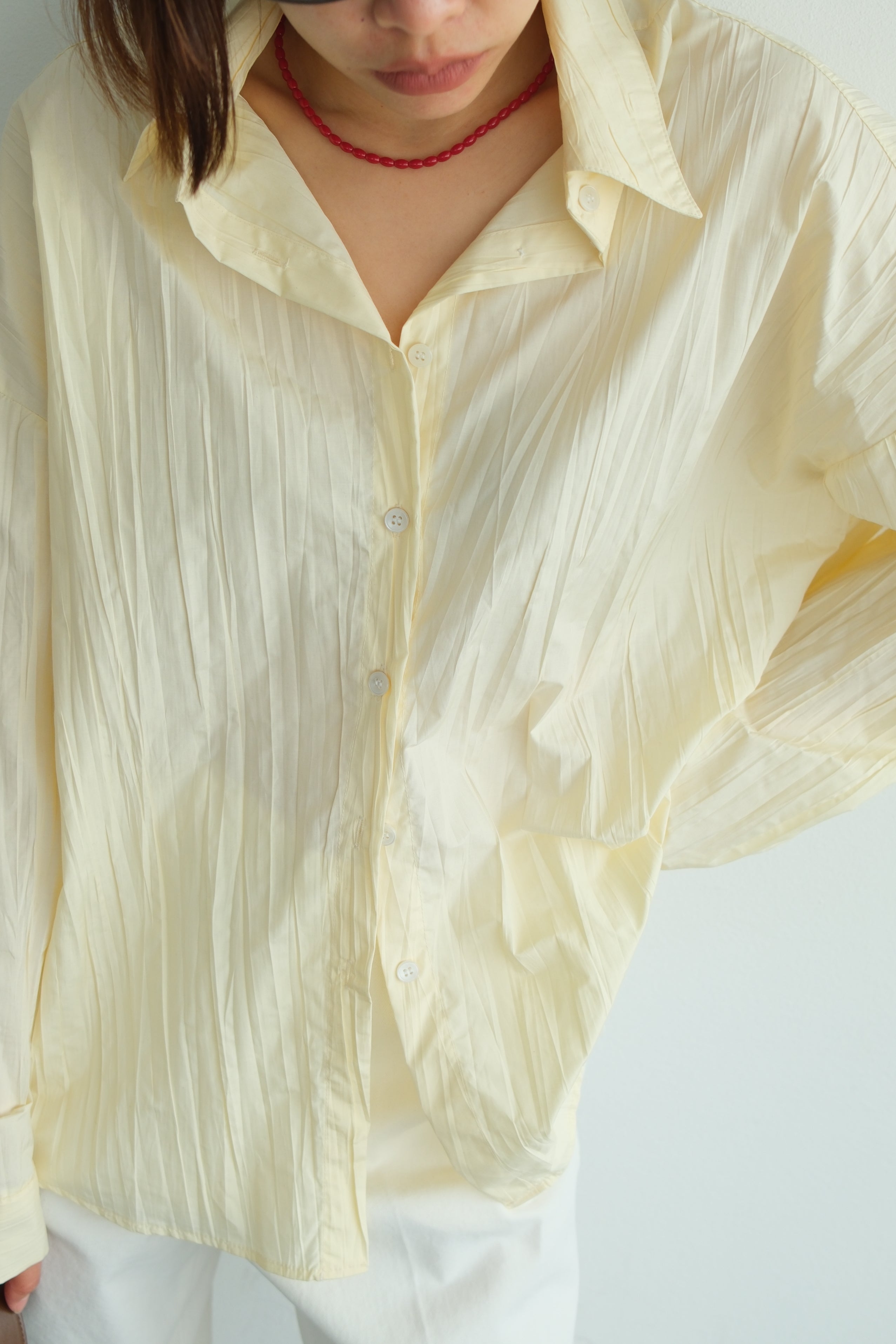 Colin Crinkled Cotton Shirt