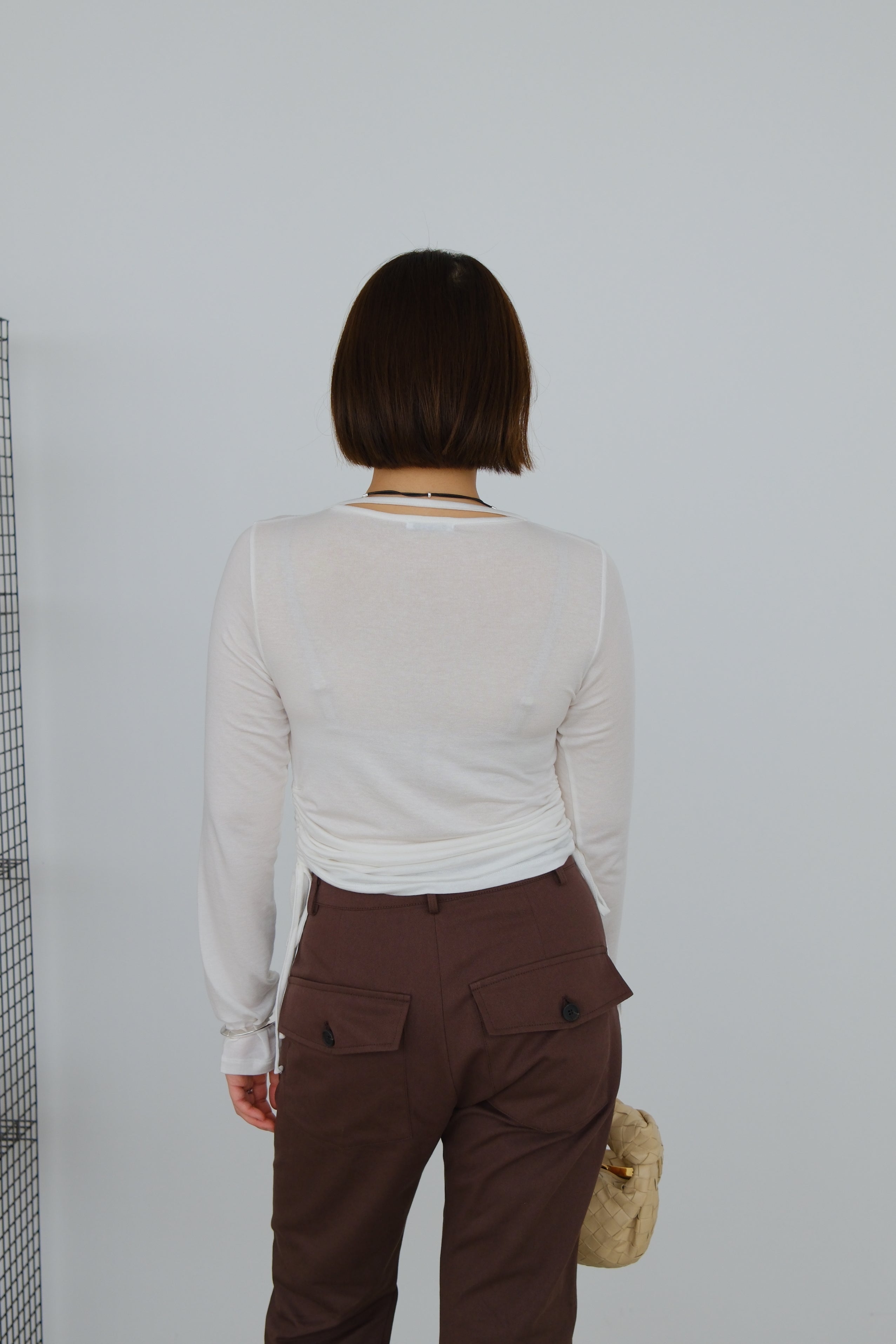 Sola Side Gathered Top