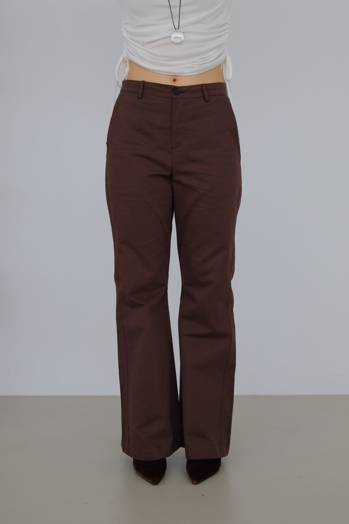 Nora Seam Flared Trousers