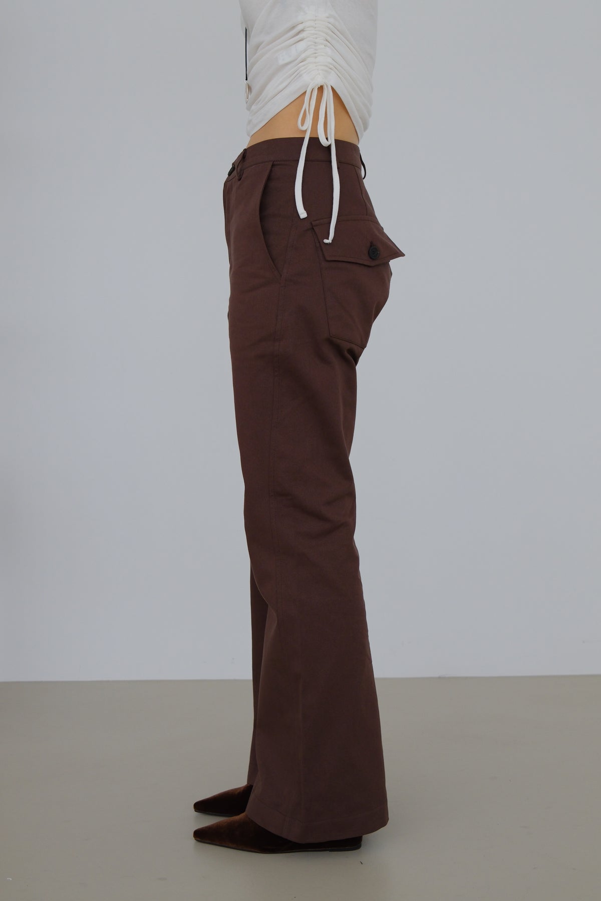 Nora Seam Flared Trousers
