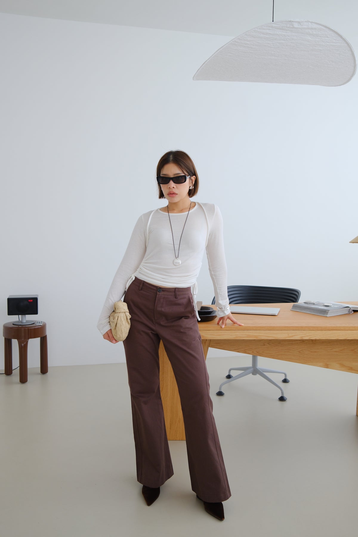Nora Seam Flared Trousers