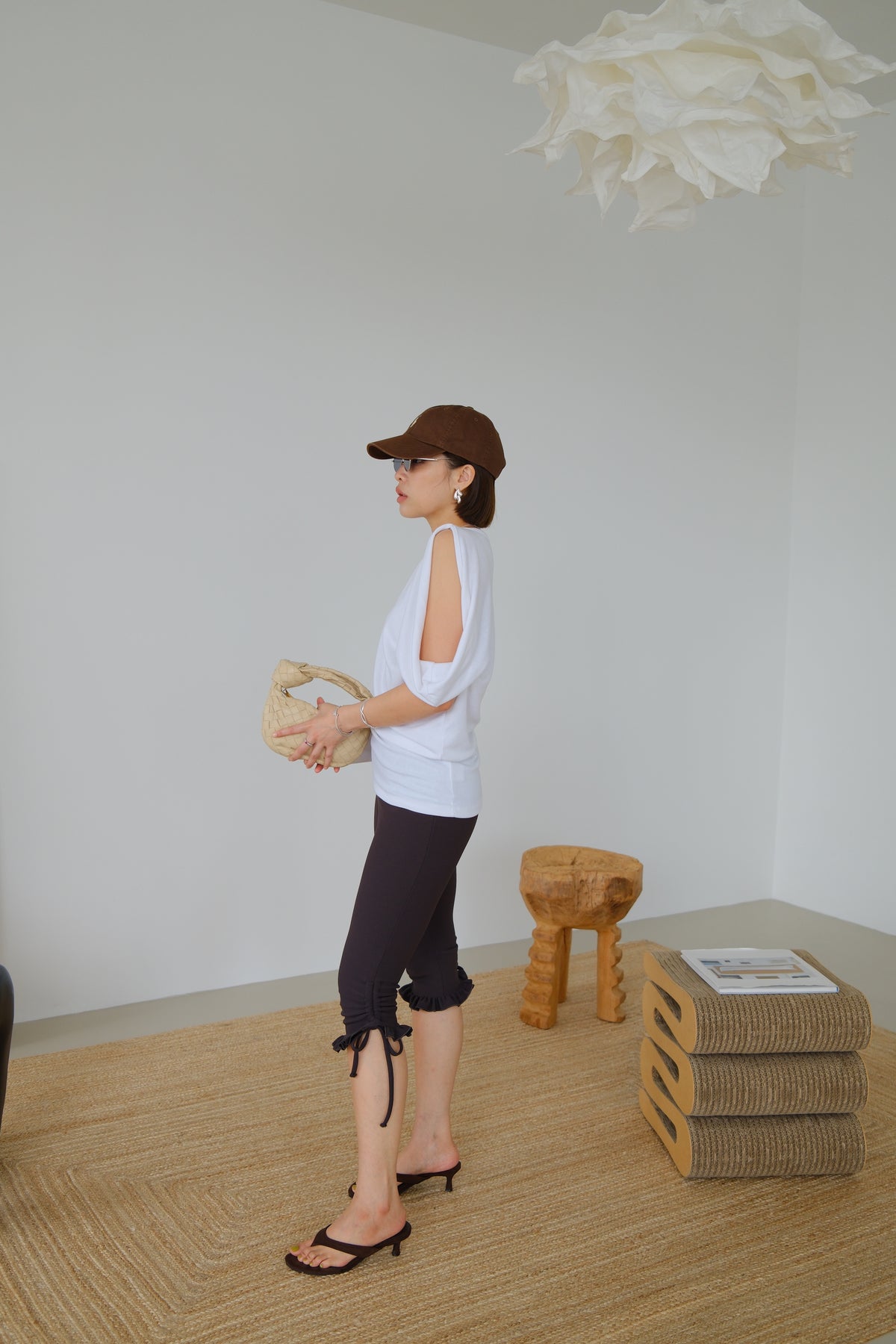 Riva Asymmetric Sleeve Top