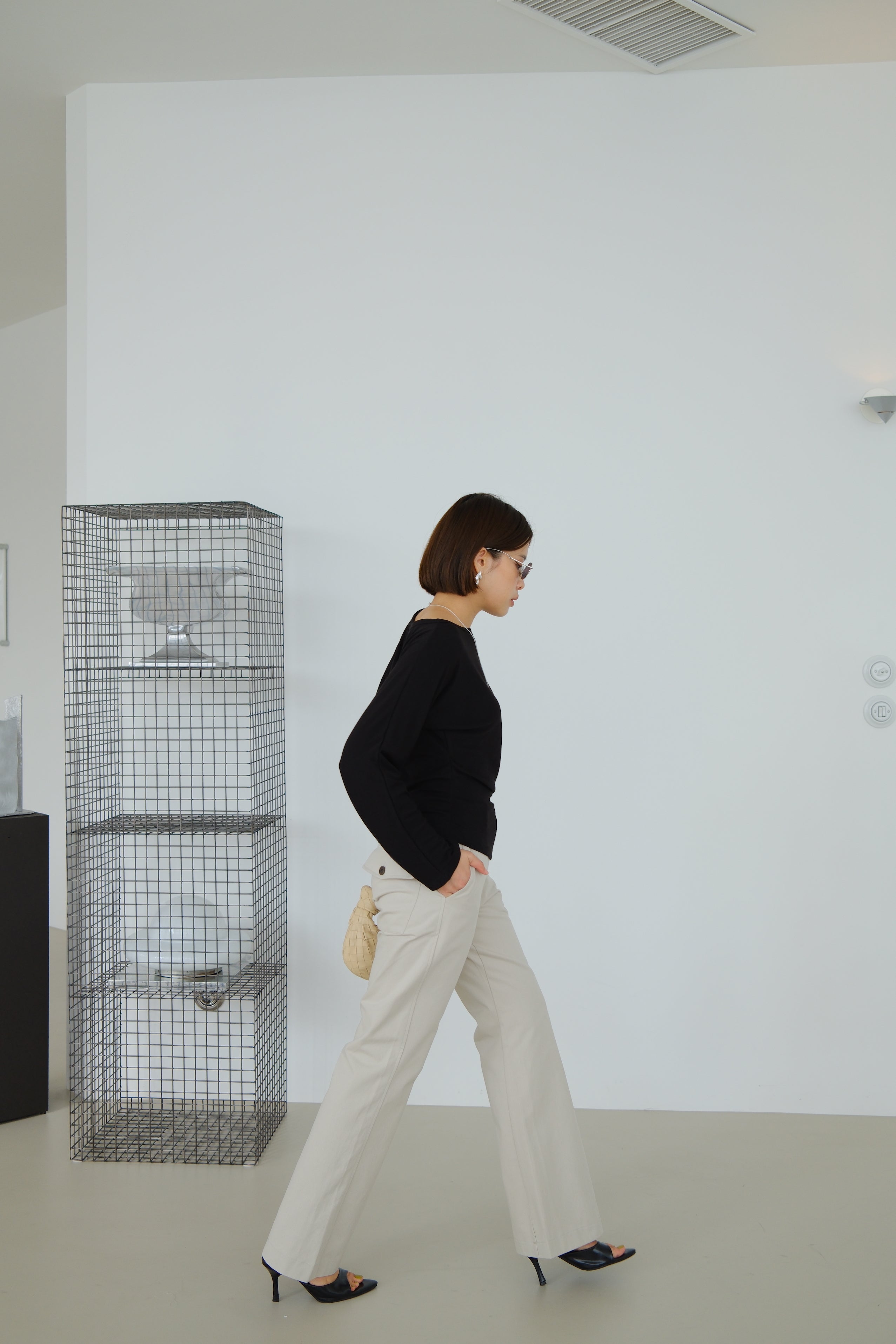 Nora Seam Flared Trousers