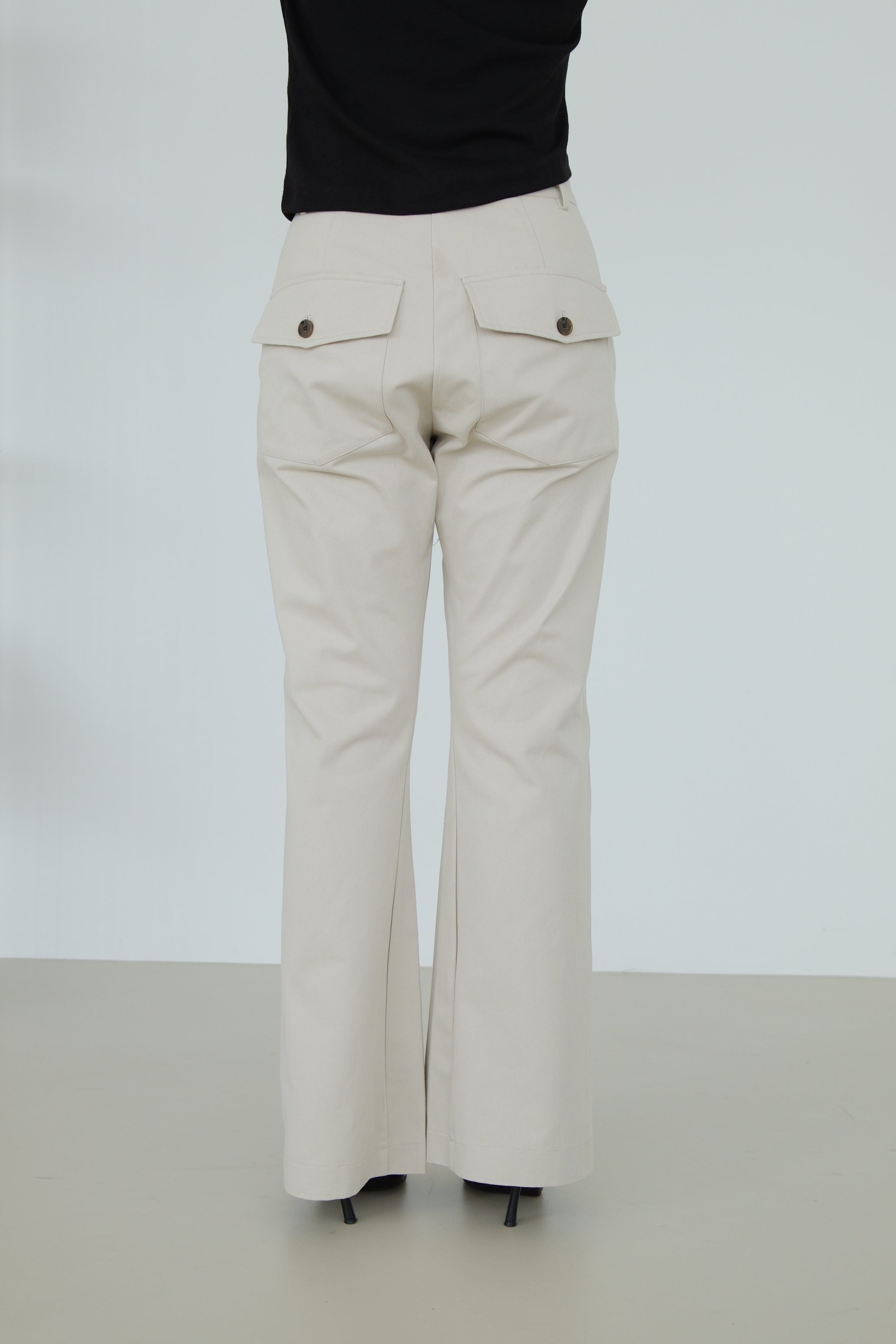 Nora Seam Flared Trousers
