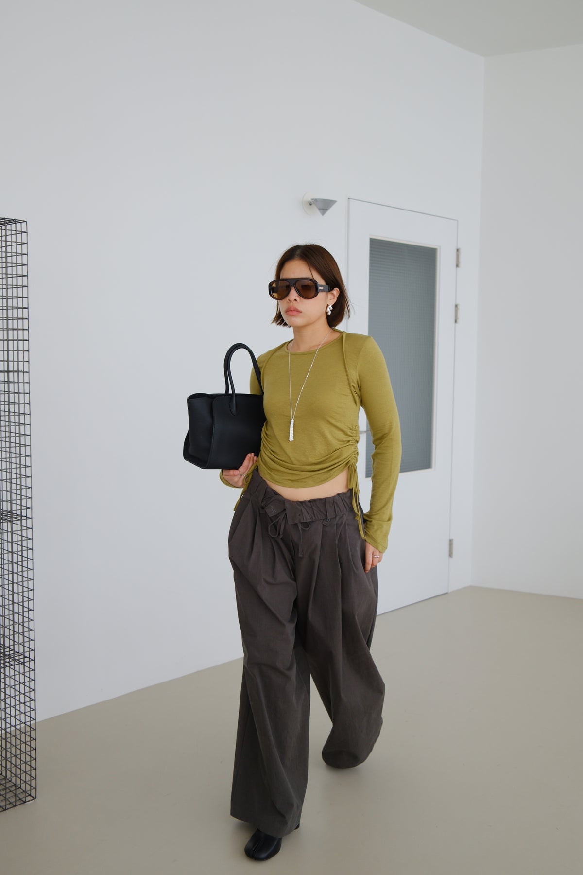 Soleil Roll-Up Waist Trousers